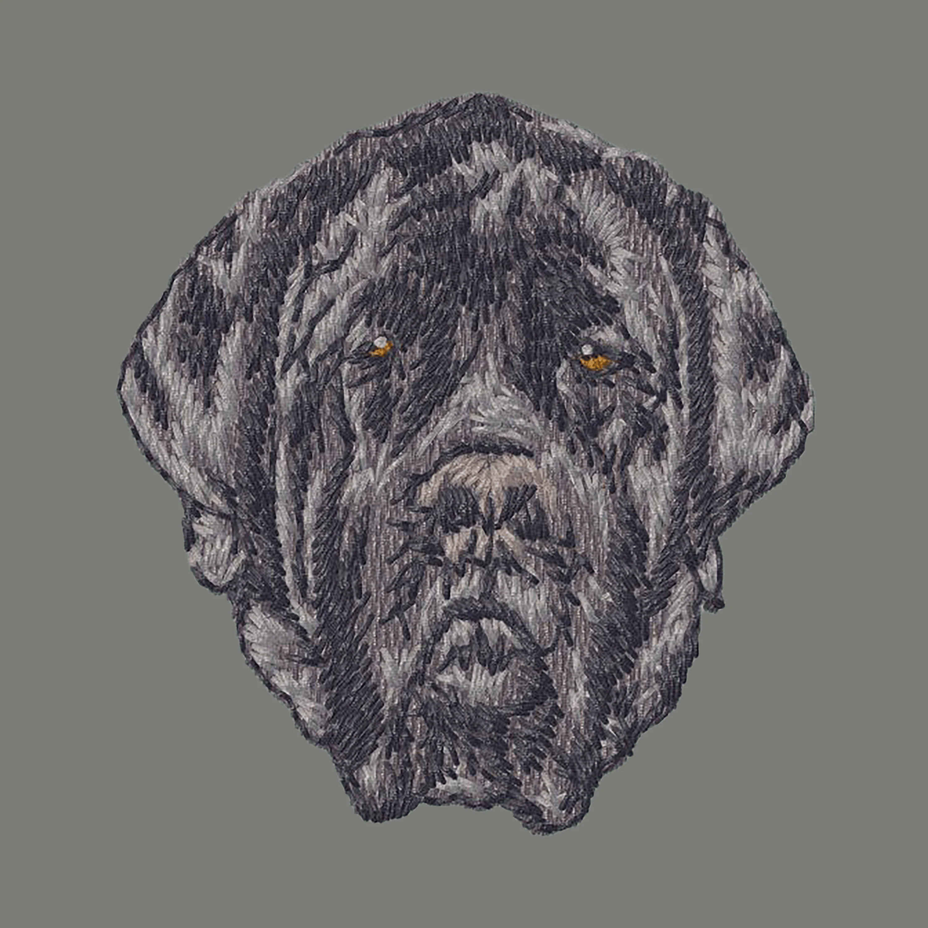 Mastiff Embroidered Wearable Blanket - Image 14