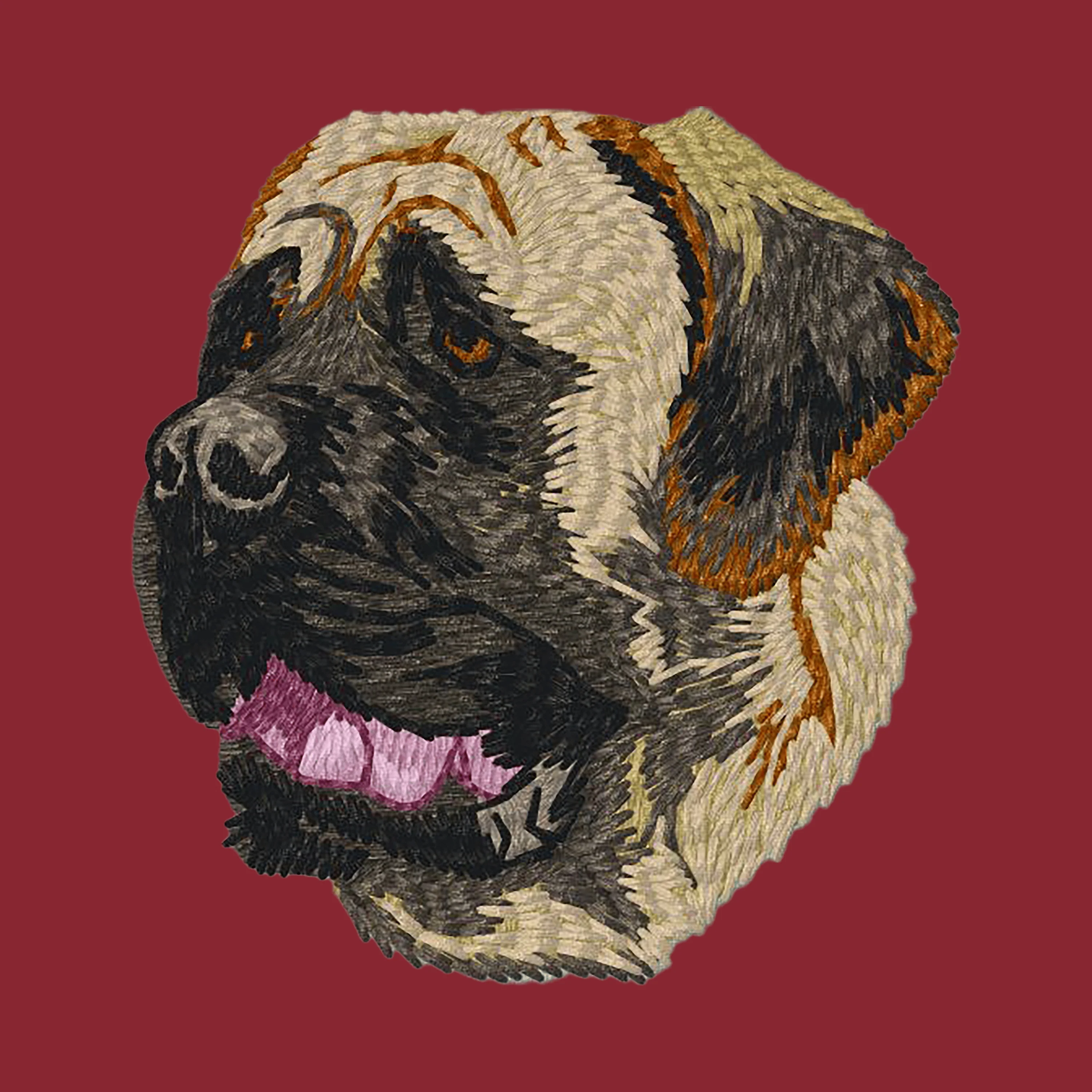 Mastiff Embroidered Wearable Blanket - Image 2
