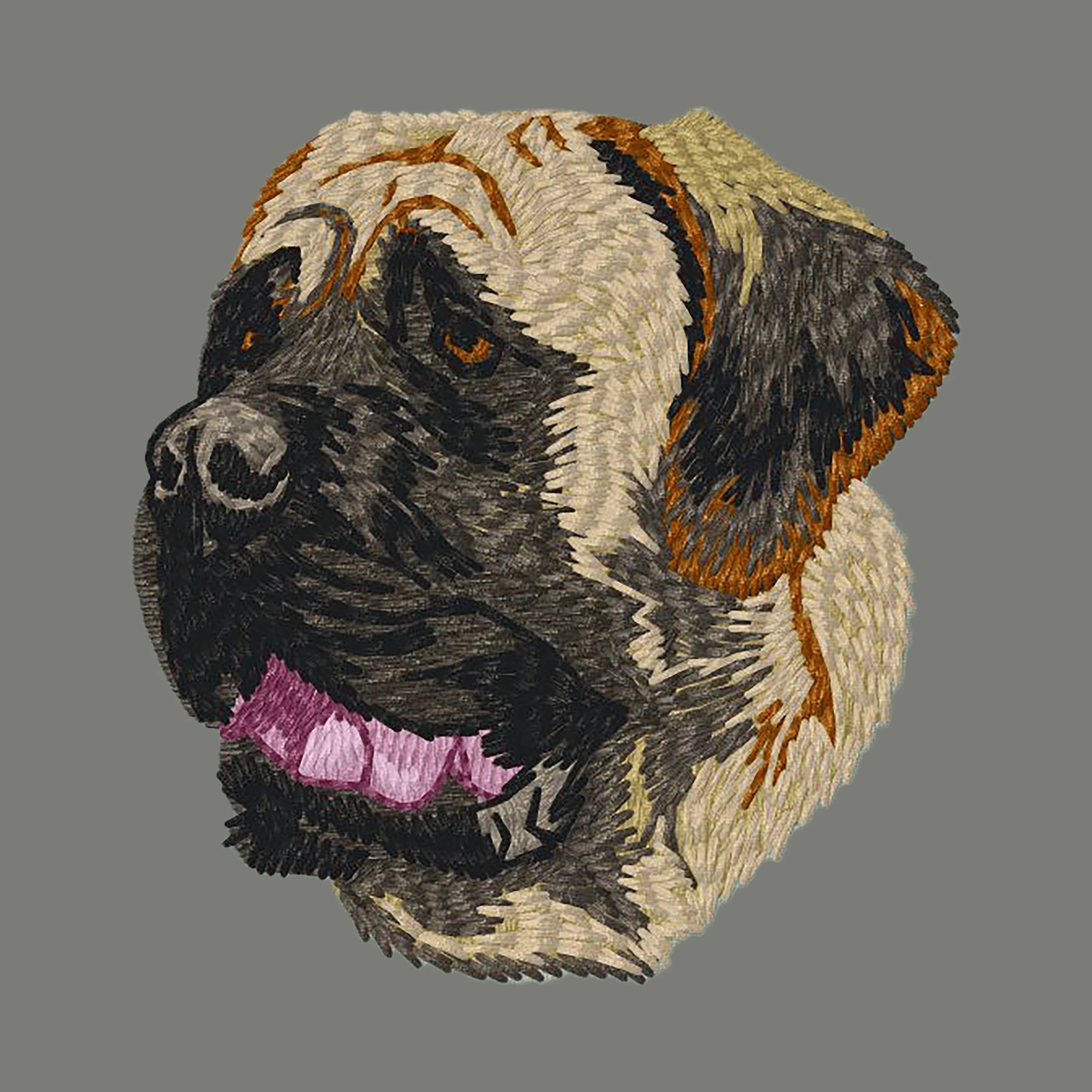 Mastiff Embroidered Wearable Blanket - Image 6