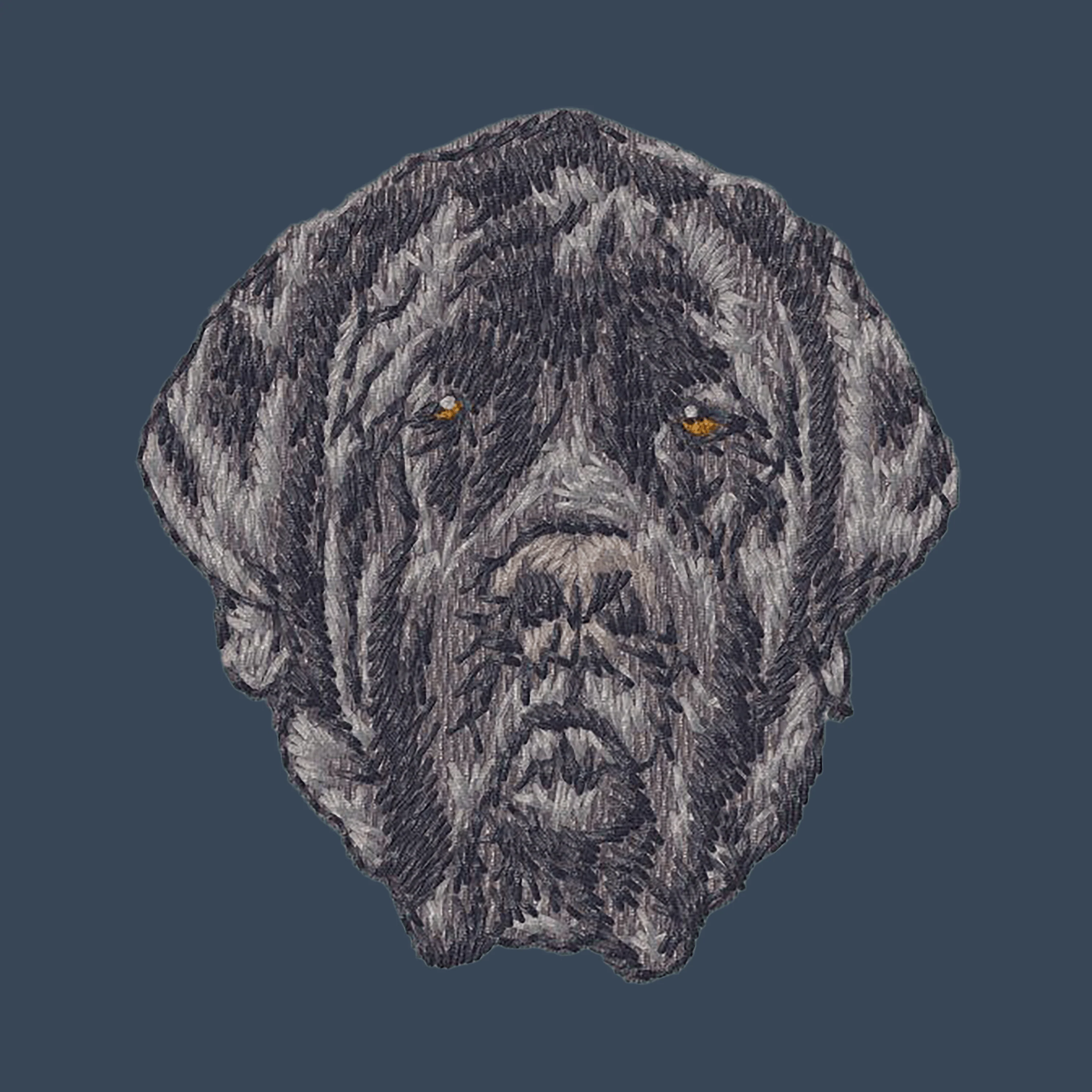 Mastiff Embroidered Women's Denim Shirt - Image 4