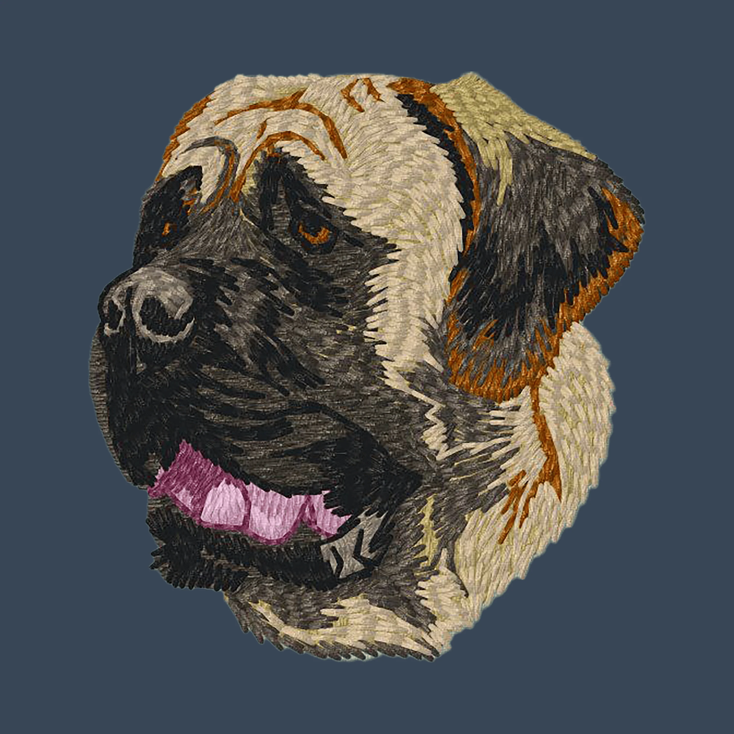 Mastiff Embroidered Women's Denim Shirt - Image 6