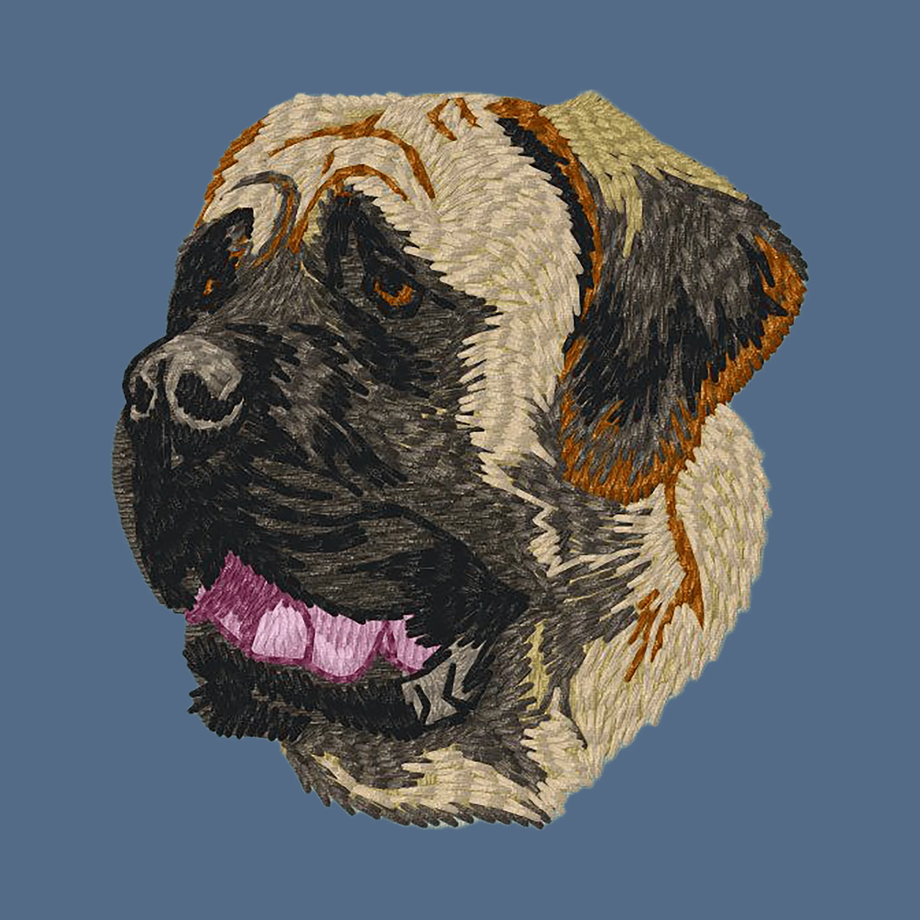 Mastiff Embroidered Women's Denim Shirt - Image 8