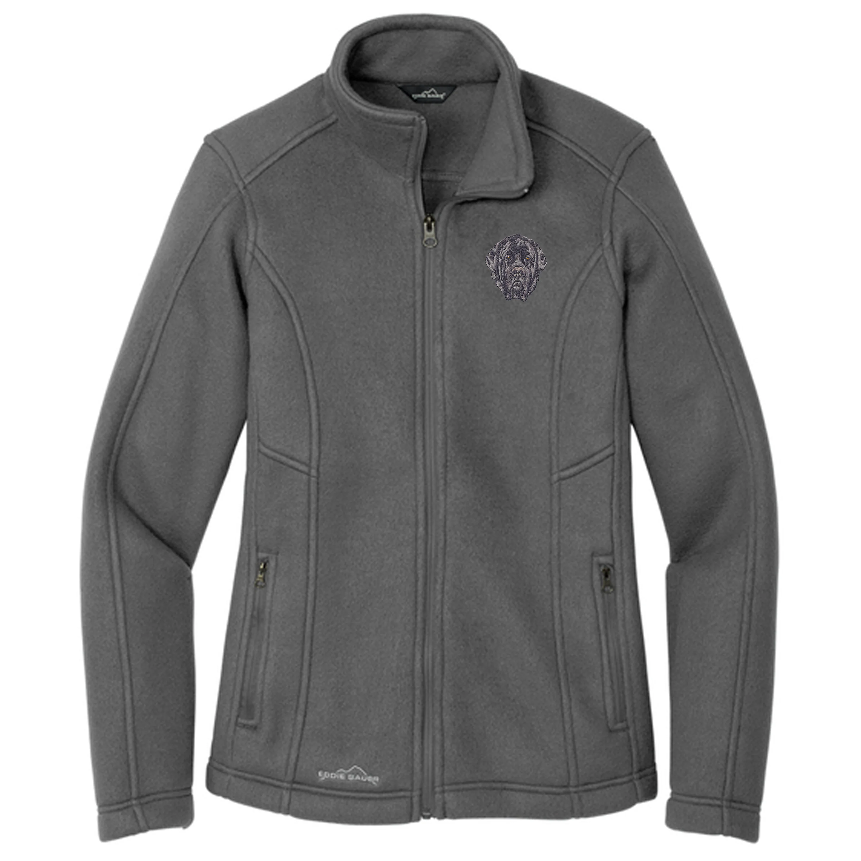 Mastiff Embroidered Women's Fleece Jacket - Image 2
