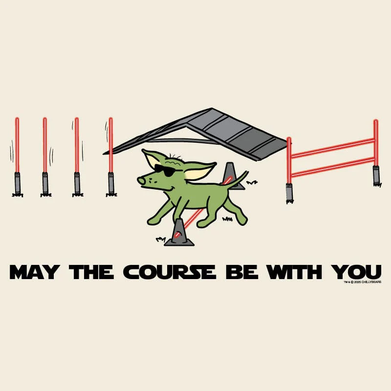 May The Course Be With You - Ladies T-Shirt V-Neck - Image 4