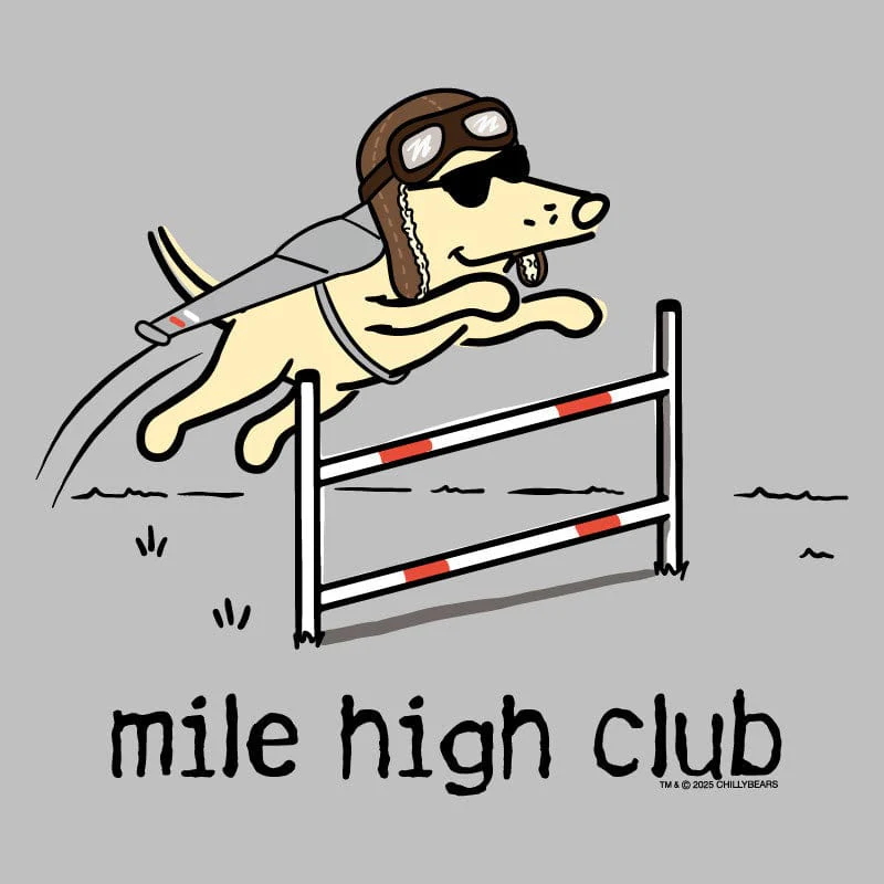 Mile High Club - Ladies T-Shirt V-Neck - Image 4