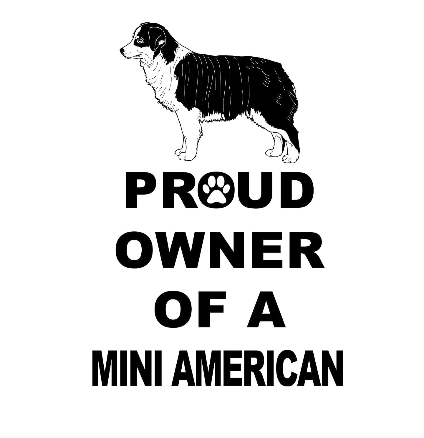 Miniature American Shepherd Proud Owner - Women's V-Neck T-Shirt - Image 2