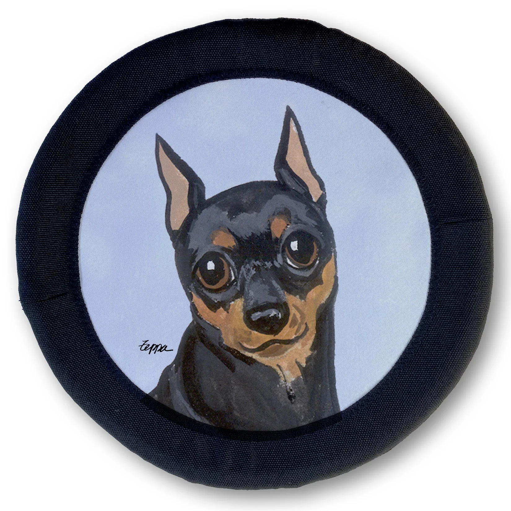 Miniature Pinscher FOTOFRISBY Flying Dog Disc Toy - Image 2