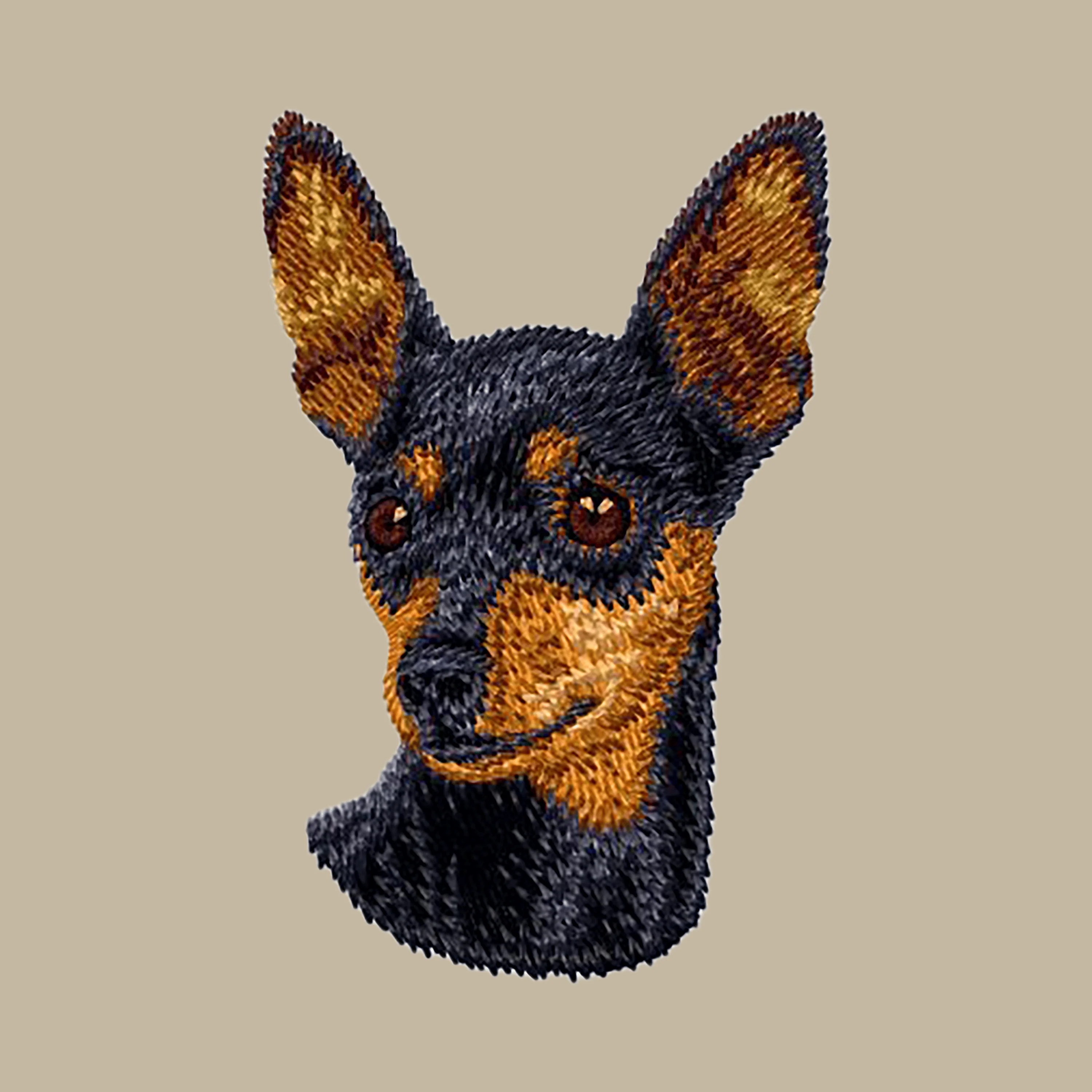 Miniature Pinscher Embroidered Crossbody Bag - Image 2