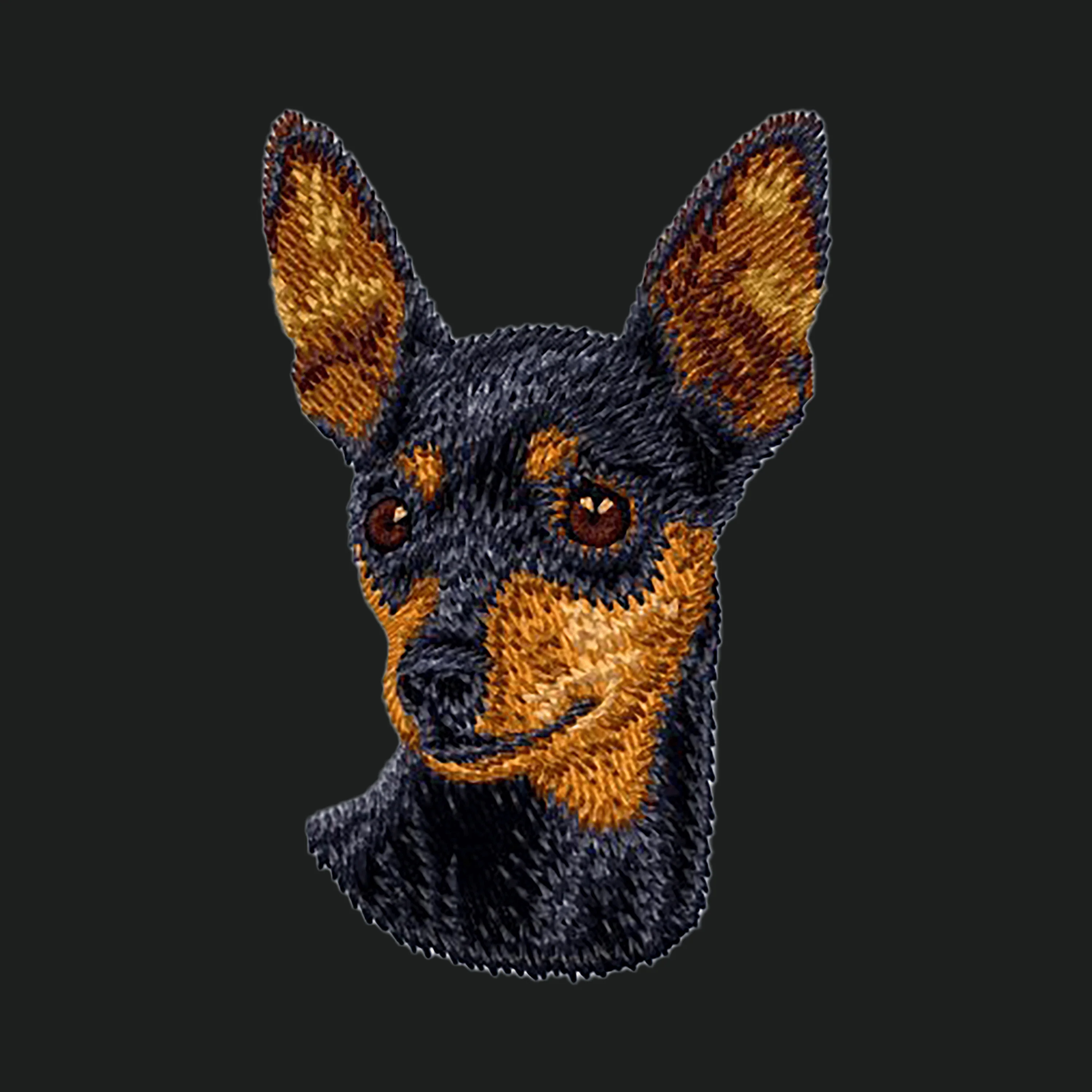 Miniature Pinscher Embroidered Crossbody Bag - Image 4