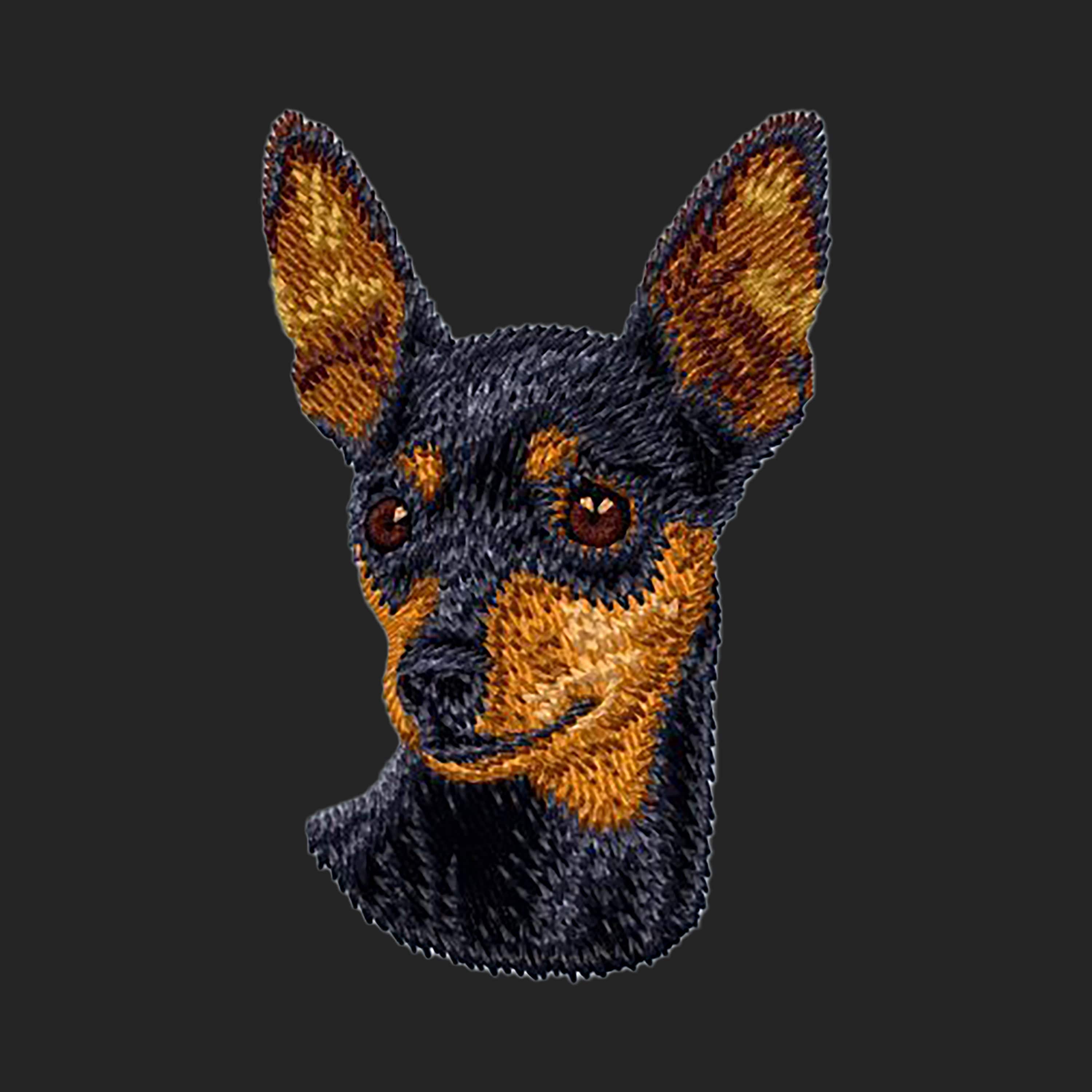 Miniature Pinscher Embroidered Sweatshirt Hoodie - Image 2
