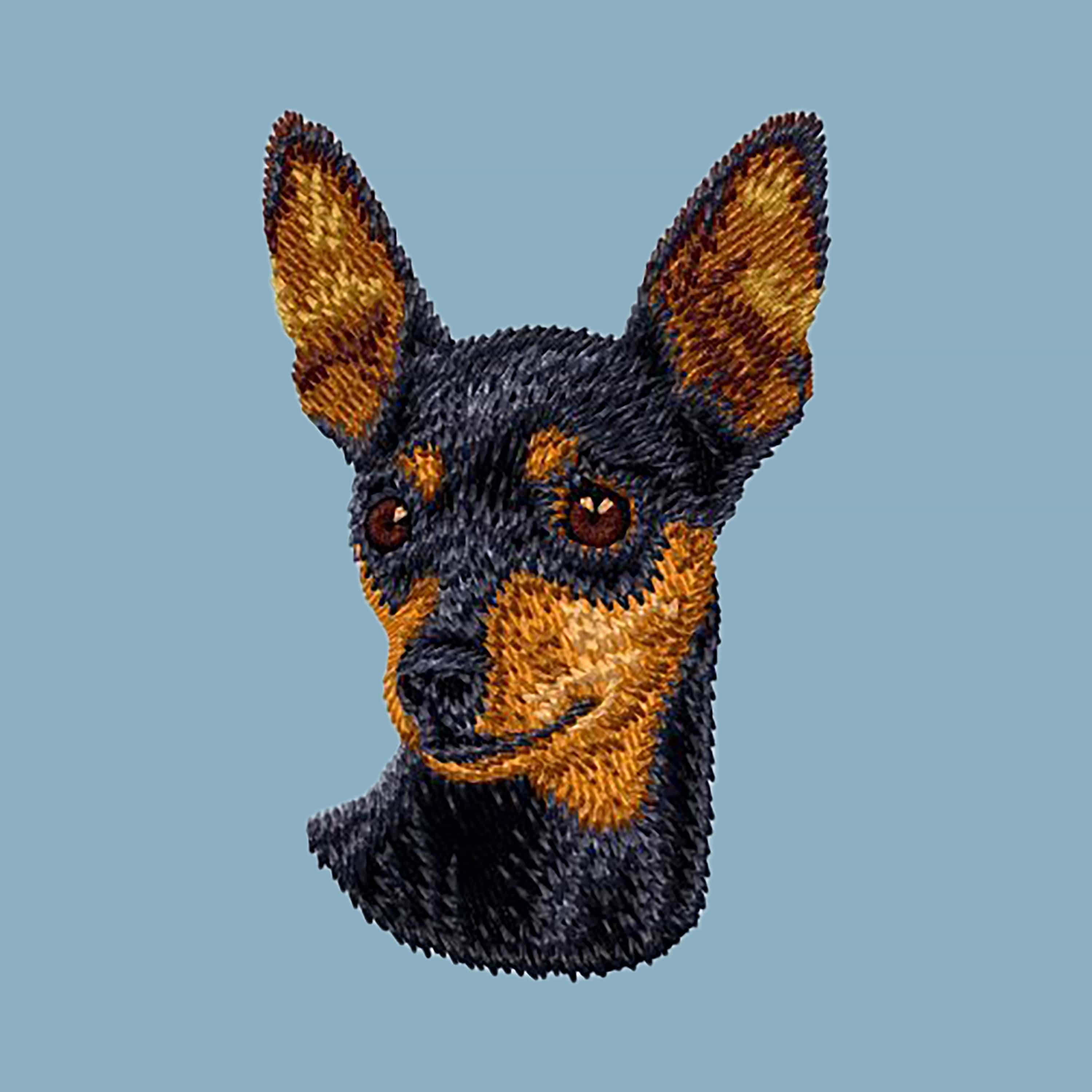 Miniature Pinscher Embroidered Sweatshirt Hoodie - Image 4