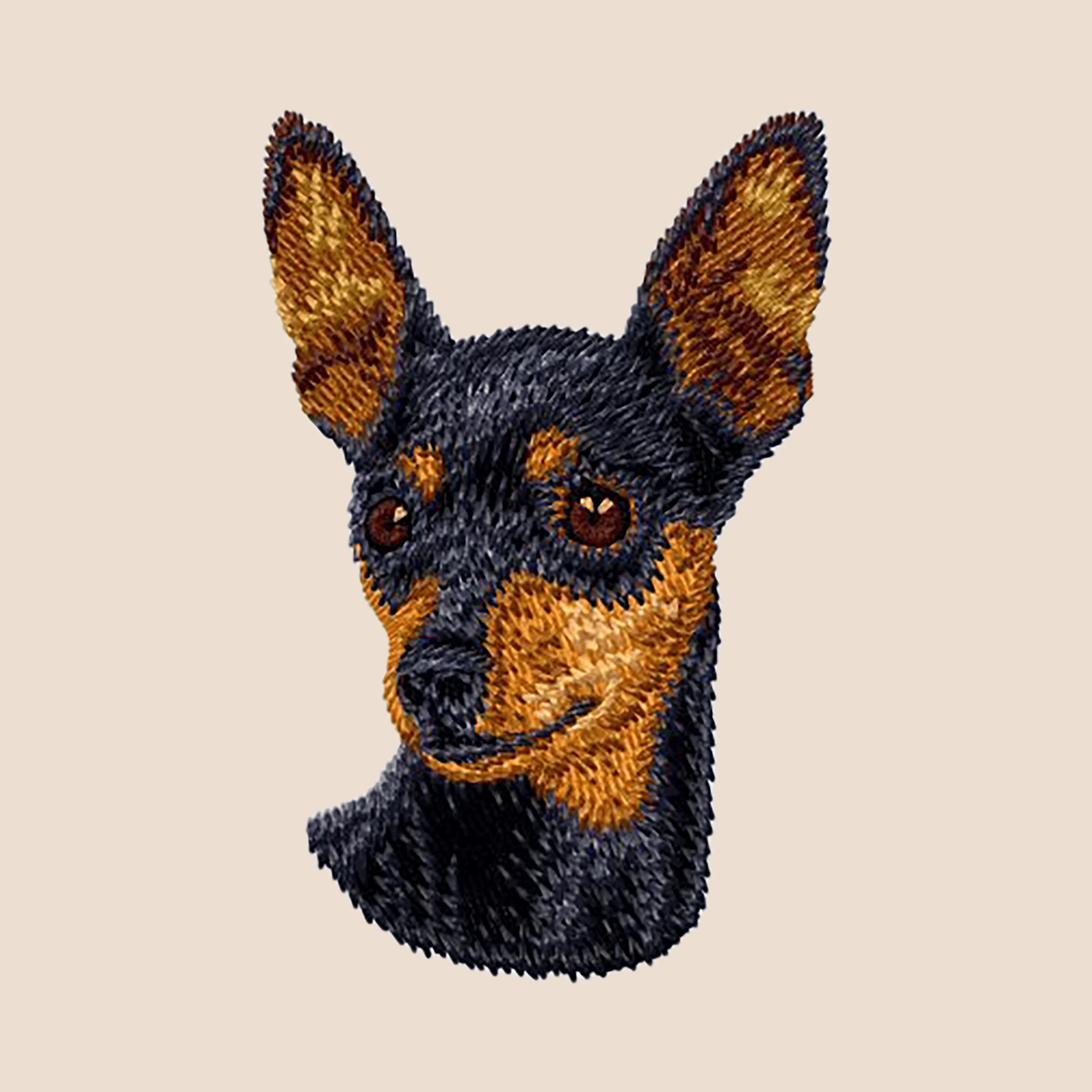 Miniature Pinscher Embroidered Tote - Image 4