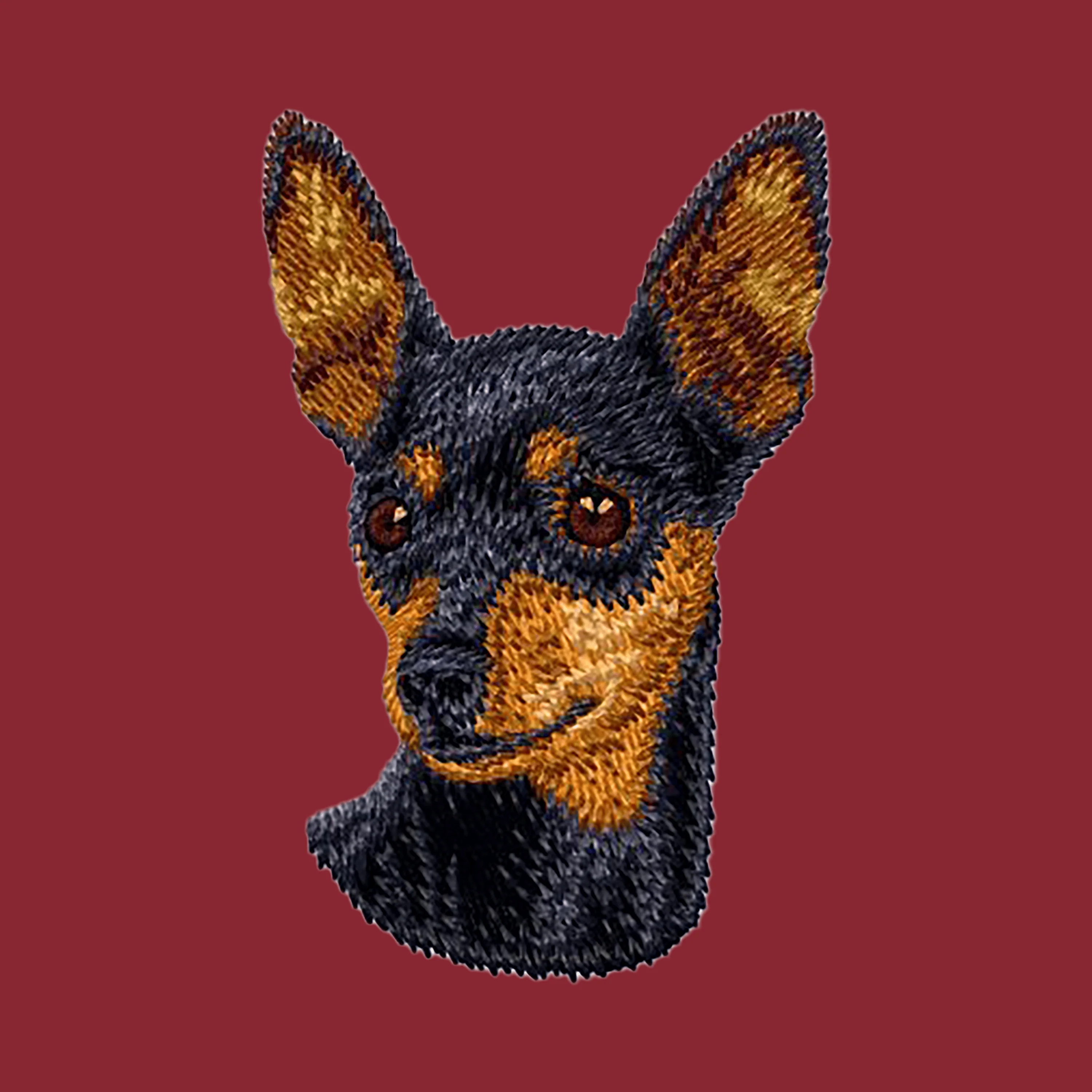 Miniature Pinscher Embroidered Wearable Blanket - Image 2