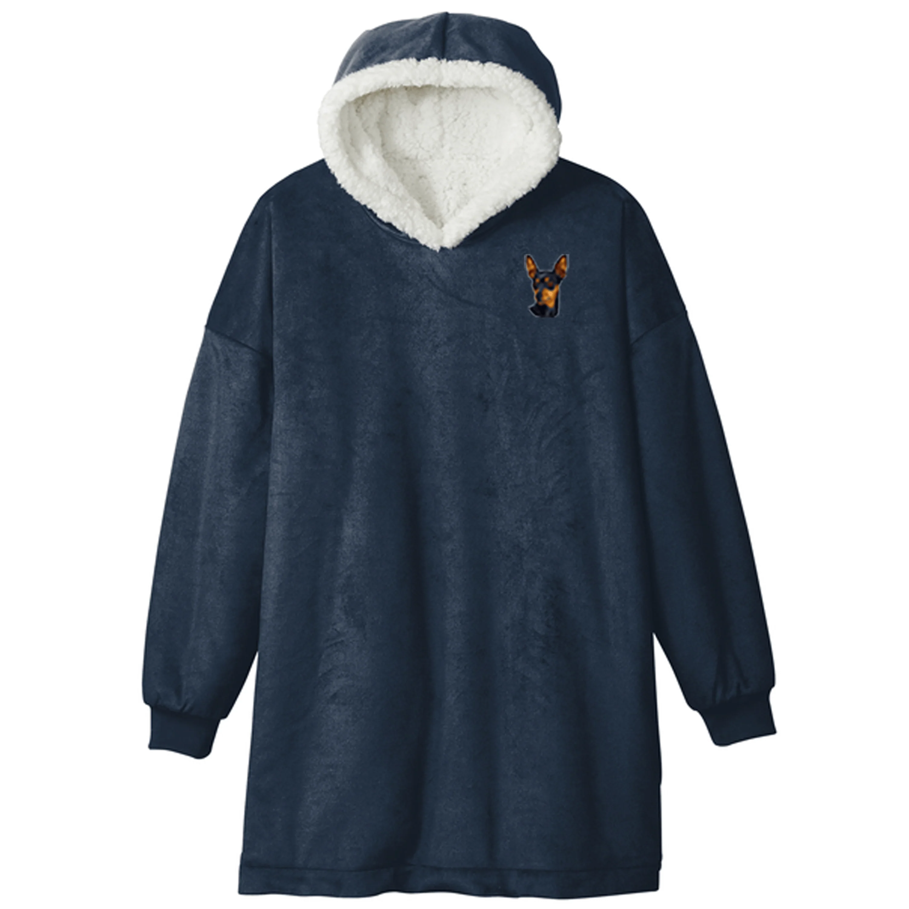 Miniature Pinscher Embroidered Wearable Blanket - Image 3