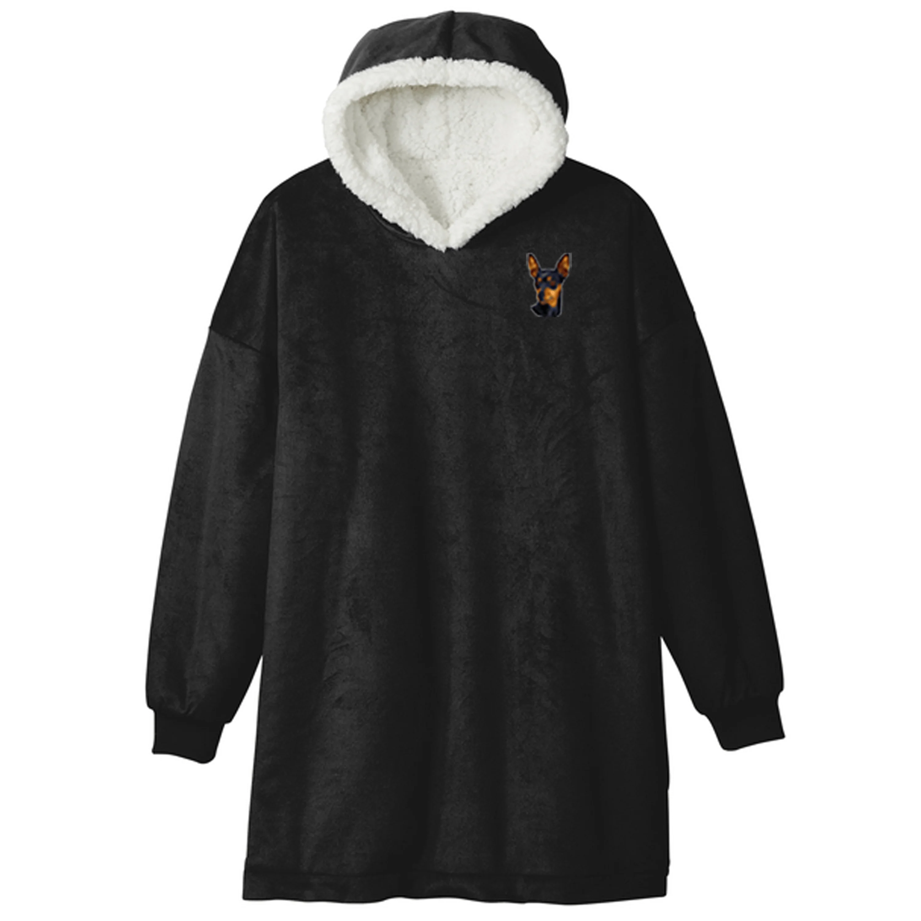 Miniature Pinscher Embroidered Wearable Blanket - Image 7