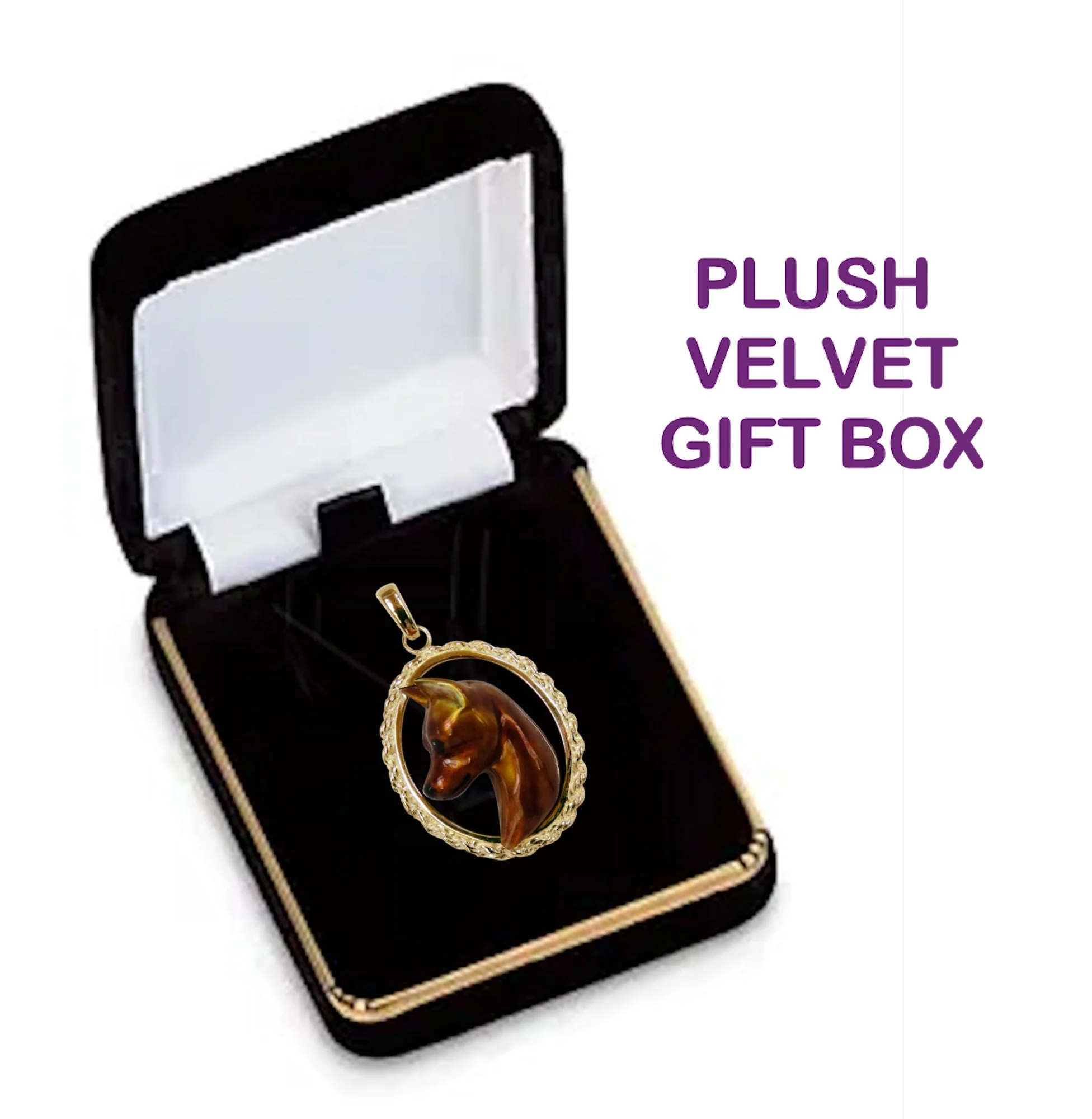 Miniature Pinscher Custom Enamel in 14K Gold Oval Rope Pendant - Image 2