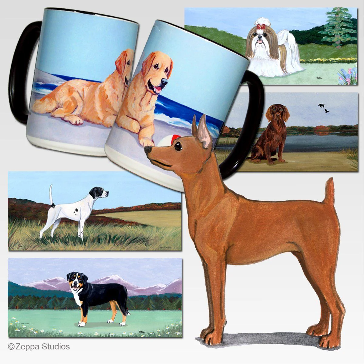 Miniature Pinscher Scenic Mug - Image 2