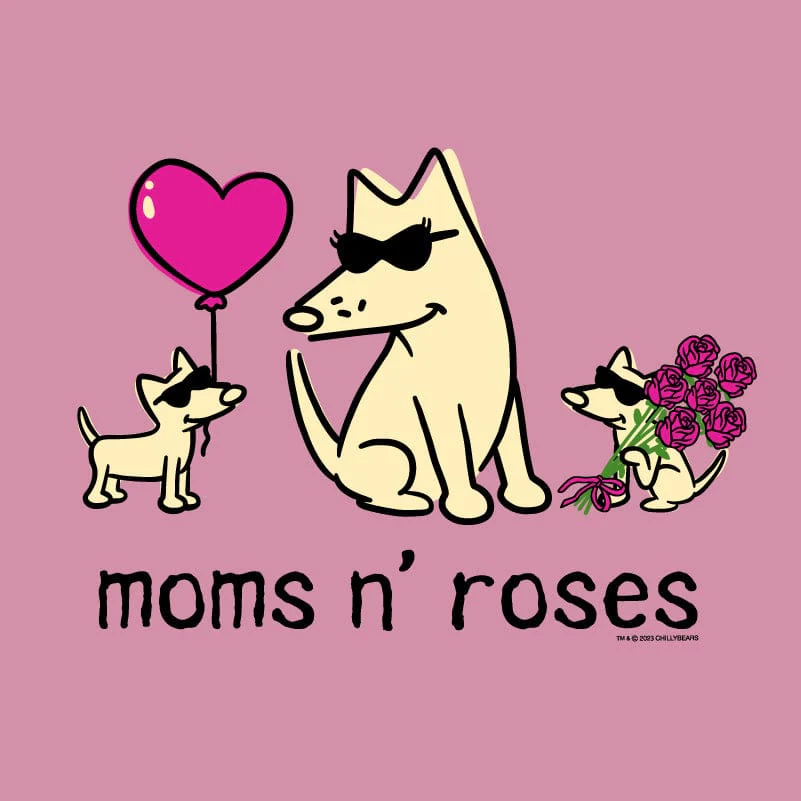 Moms N' Roses - Sweatshirt Pullover Hoodie - Image 2