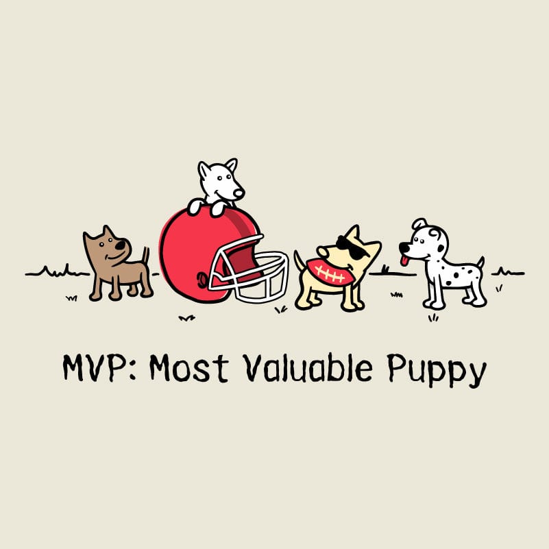 Most Valuable Puppy - Ladies T-Shirt V-Neck - Image 2