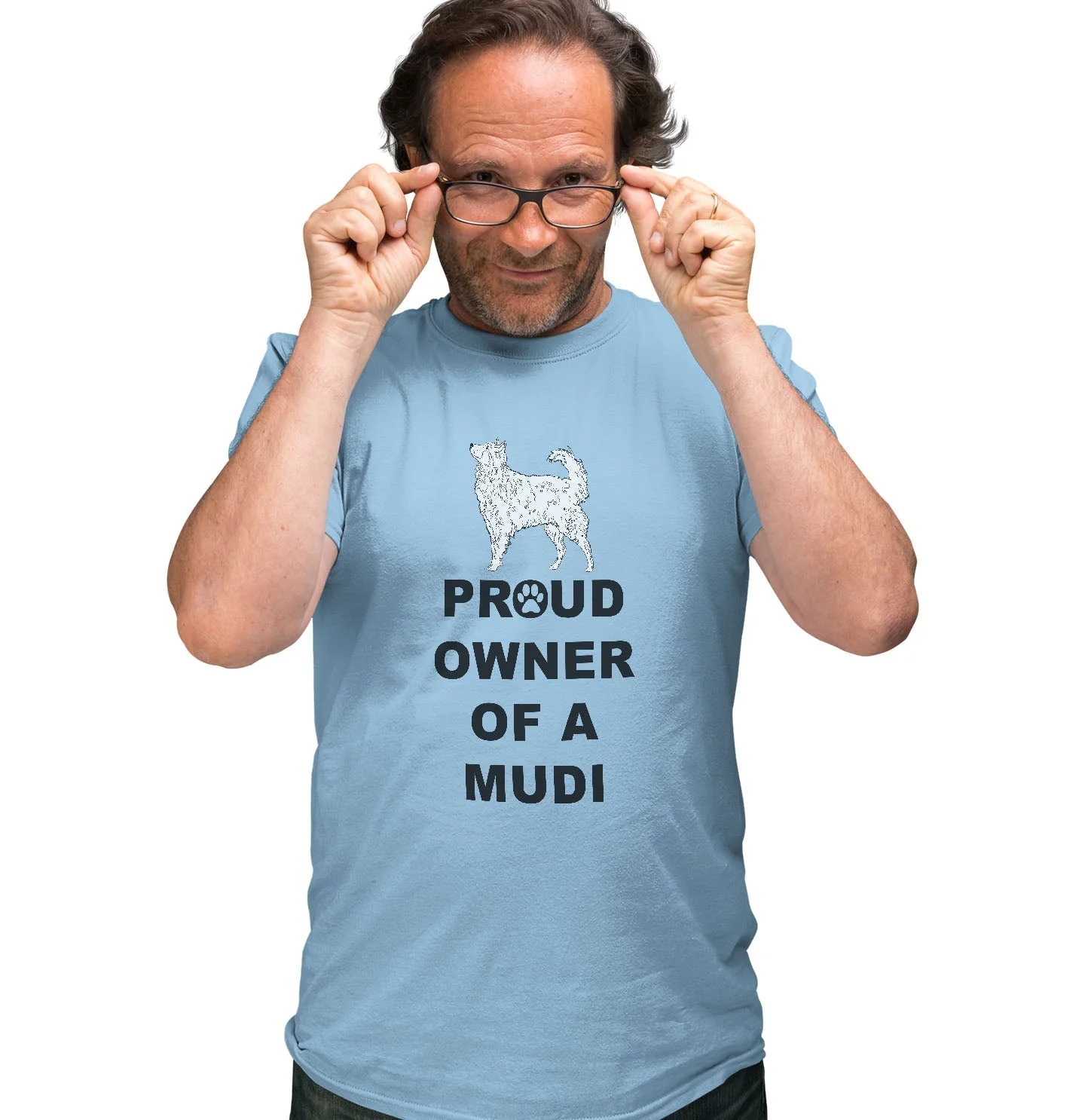 Mudi Proud Owner - Adult Unisex T-Shirt - Image 4