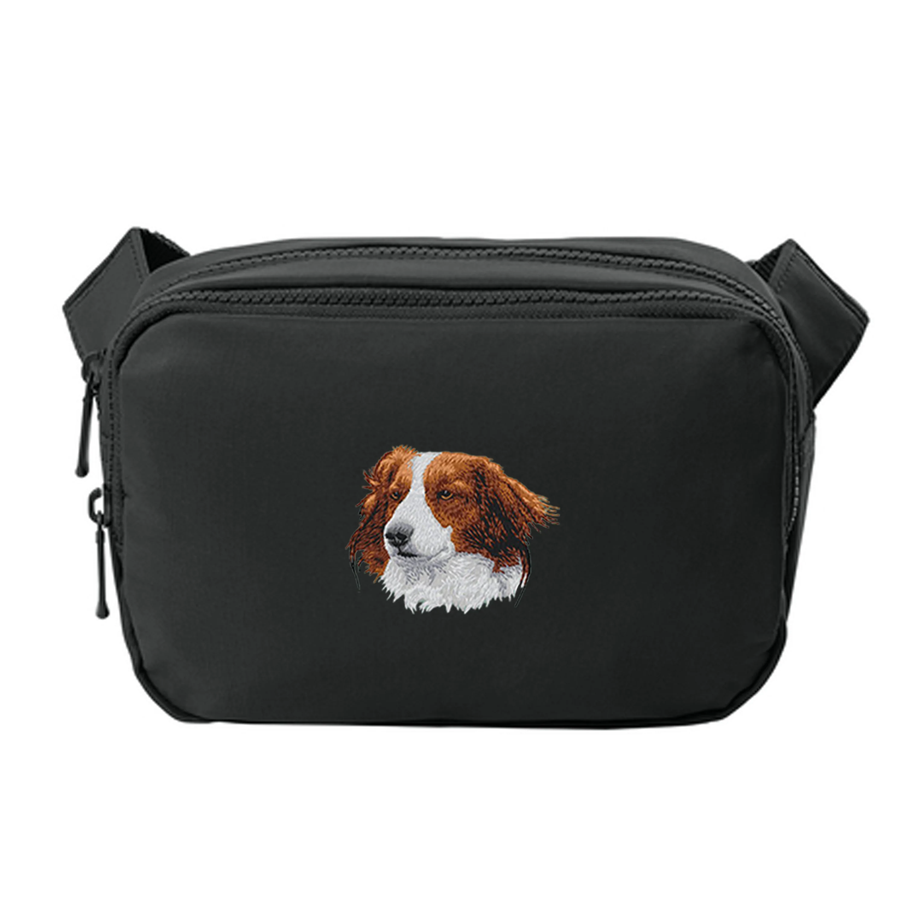 Nederlandse Kooikerhondje Embroidered Crossbody Bag - Image 3