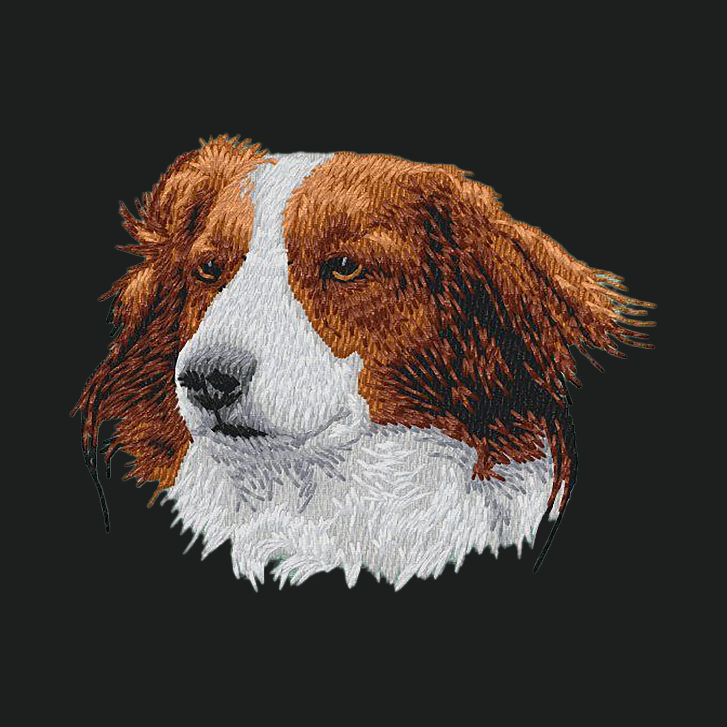 Nederlandse Kooikerhondje Embroidered Crossbody Bag - Image 4