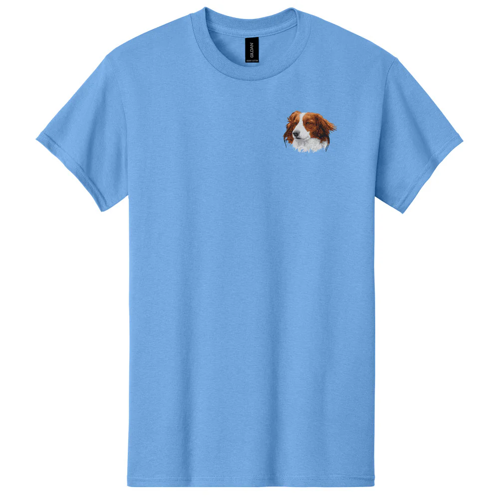 Nederlandse Kooikerhondje Embroidered Men's T-Shirt