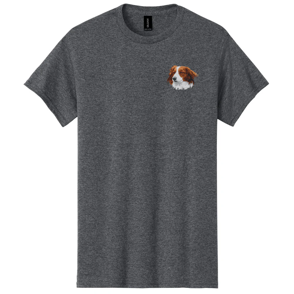 Nederlandse Kooikerhondje Embroidered Men's T-Shirt - Image 2