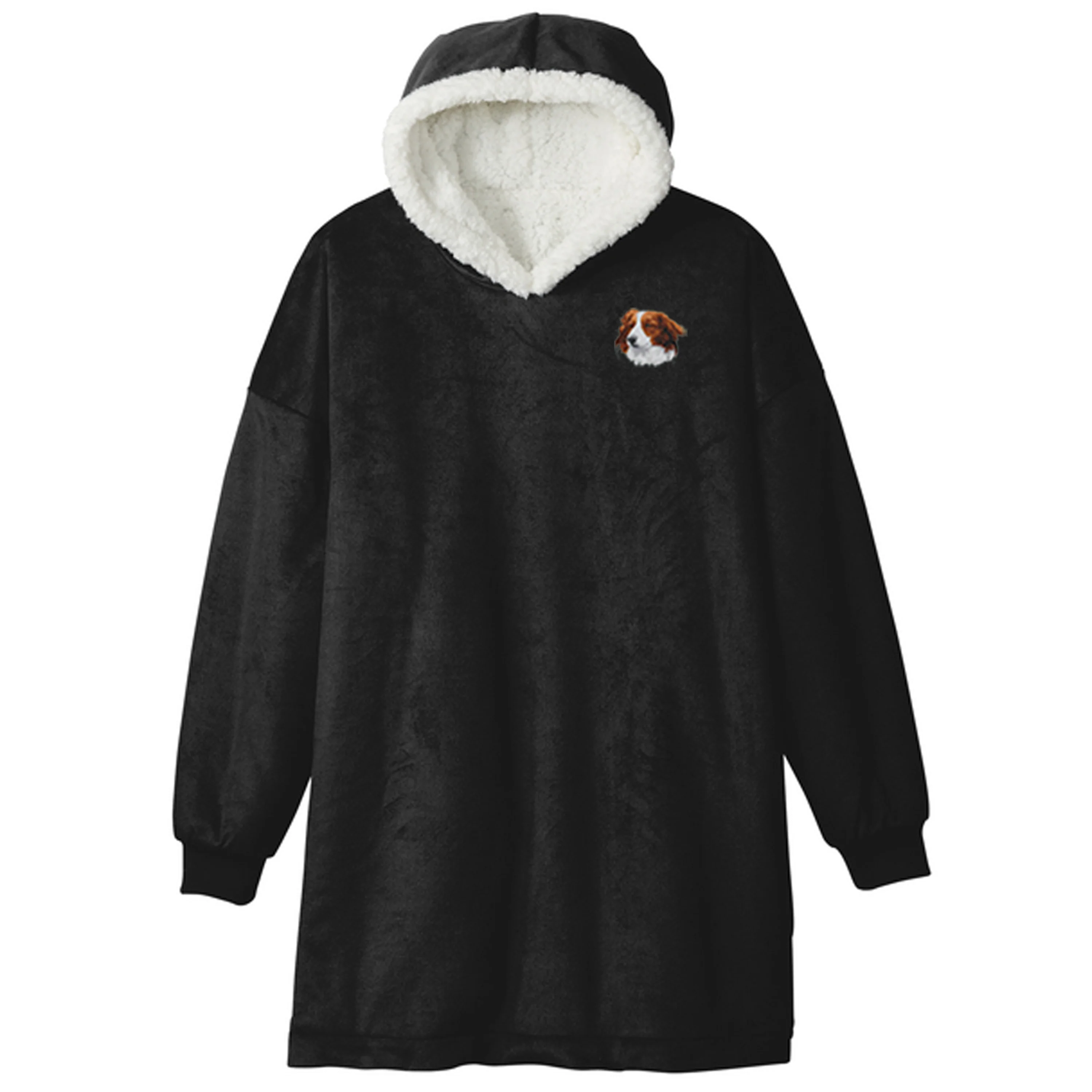 Nederlandse Kooikerhondje Embroidered Wearable Blanket - Image 7