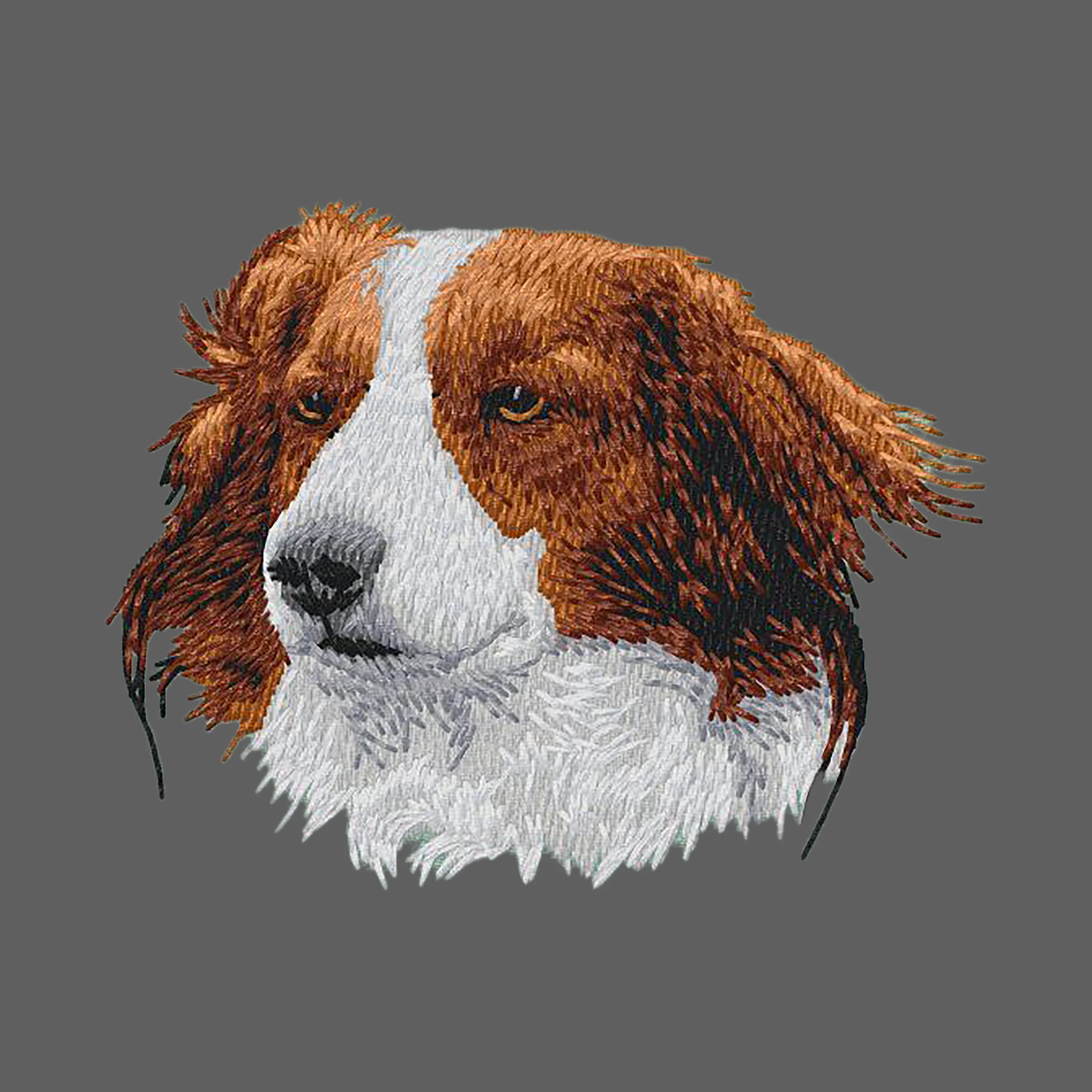Nederlandse Kooikerhondje Embroidered Women's Fleece Jacket - Image 2