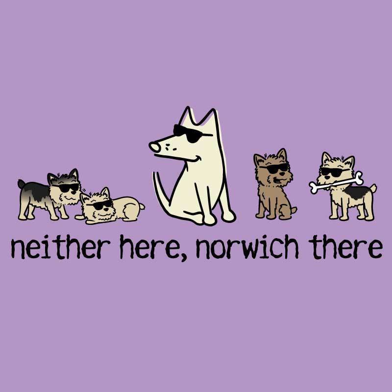Neither Here, Norwich There - Ladies T-Shirt V-Neck - Image 2
