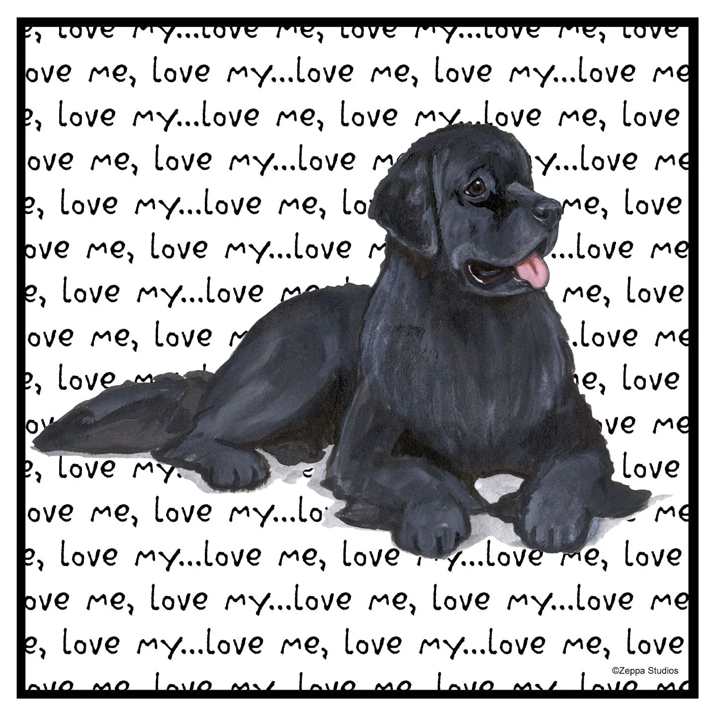 Newfoundland Love Text - Women's V-Neck T-Shirt - Image 2