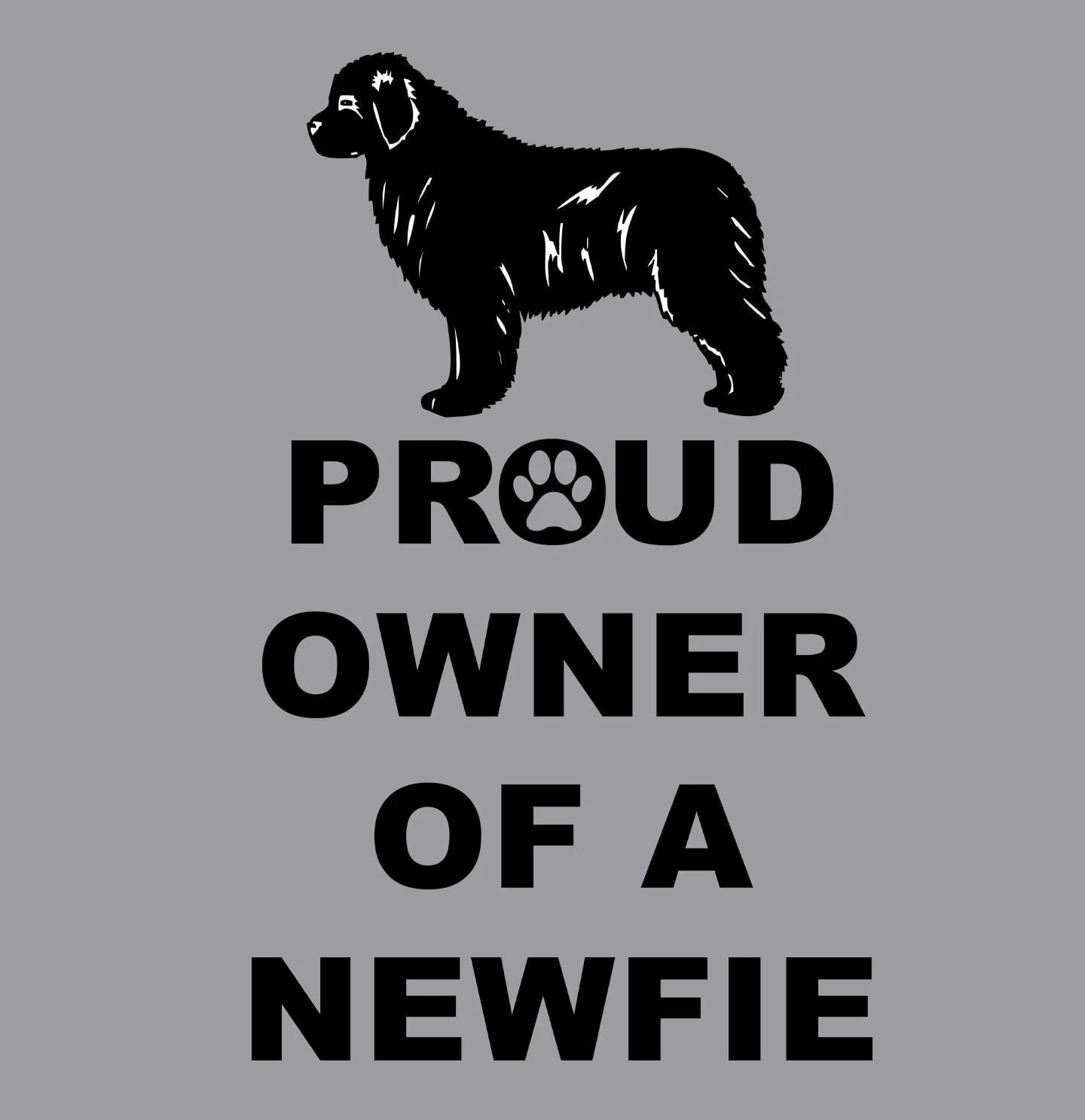 Newfoundland Proud Owner - Adult Unisex T-Shirt - Image 2