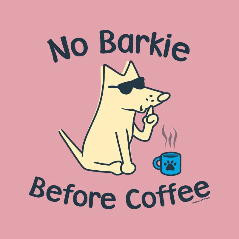 No Barkie Before Coffee - Pullover Sweatshirt Hoodie - Image 2