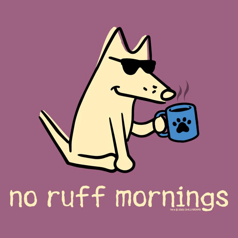 No Ruff Mornings - Classic Long-Sleeve T-Shirt - Image 4