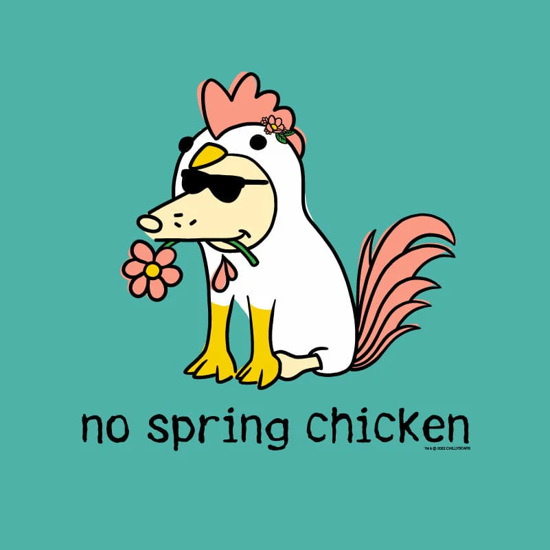 No Spring Chicken - Ladies T-Shirt V-Neck - Image 2