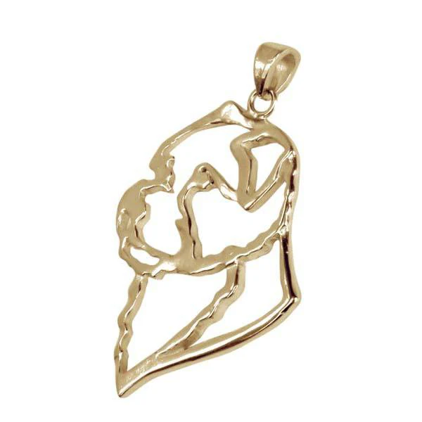 Norfolk Terrier 14K Gold Cut Out Pendant - Image 2