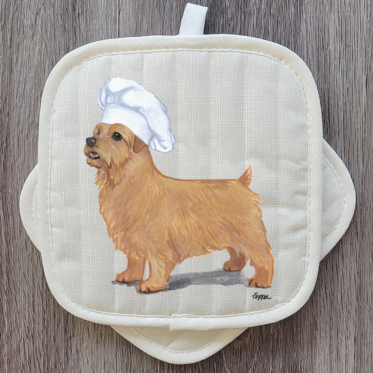 Norfolk Terrier  Pot Holder Set
