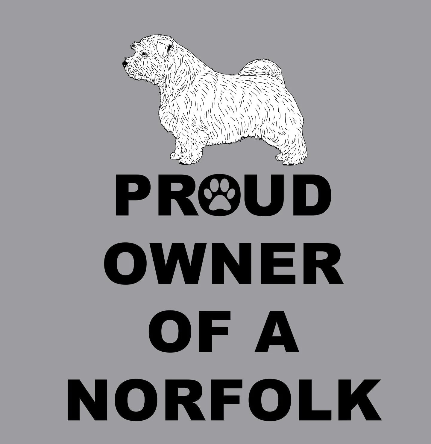Norfolk Terrier Proud Owner - Women's V-Neck T-Shirt - Image 2