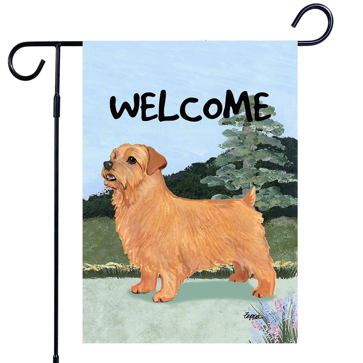 Norfolk Terrier Garden Flag
