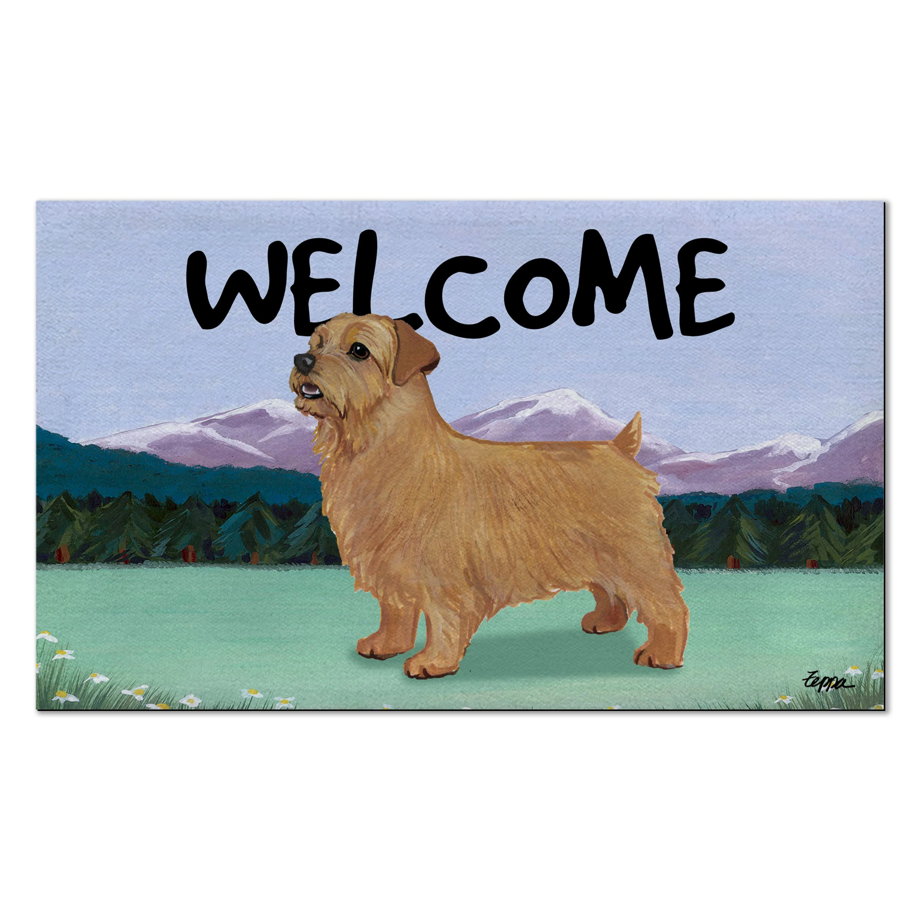 Norfolk Terrier Welcome Mat - Image 4