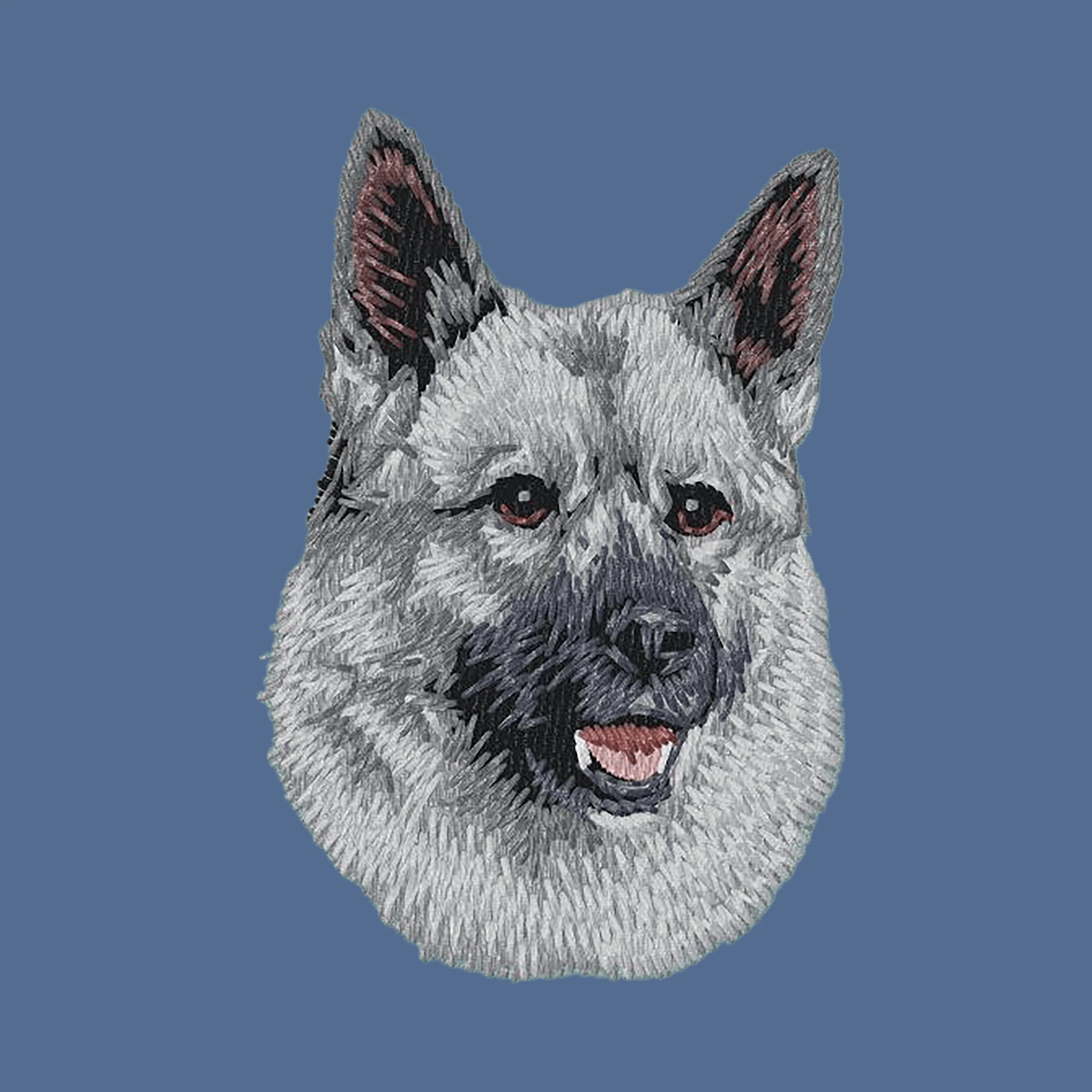 Norwegian Elkhound Embroidered Baseball Cap - Image 2