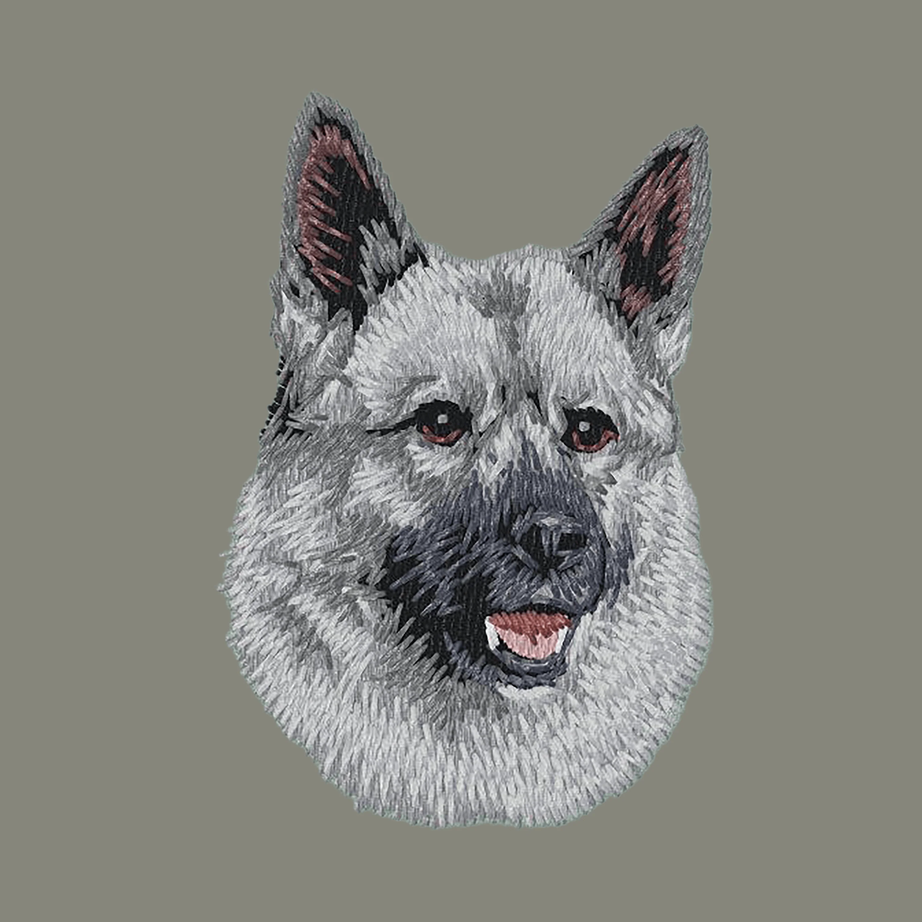 Norwegian Elkhound Embroidered Baseball Cap - Image 4