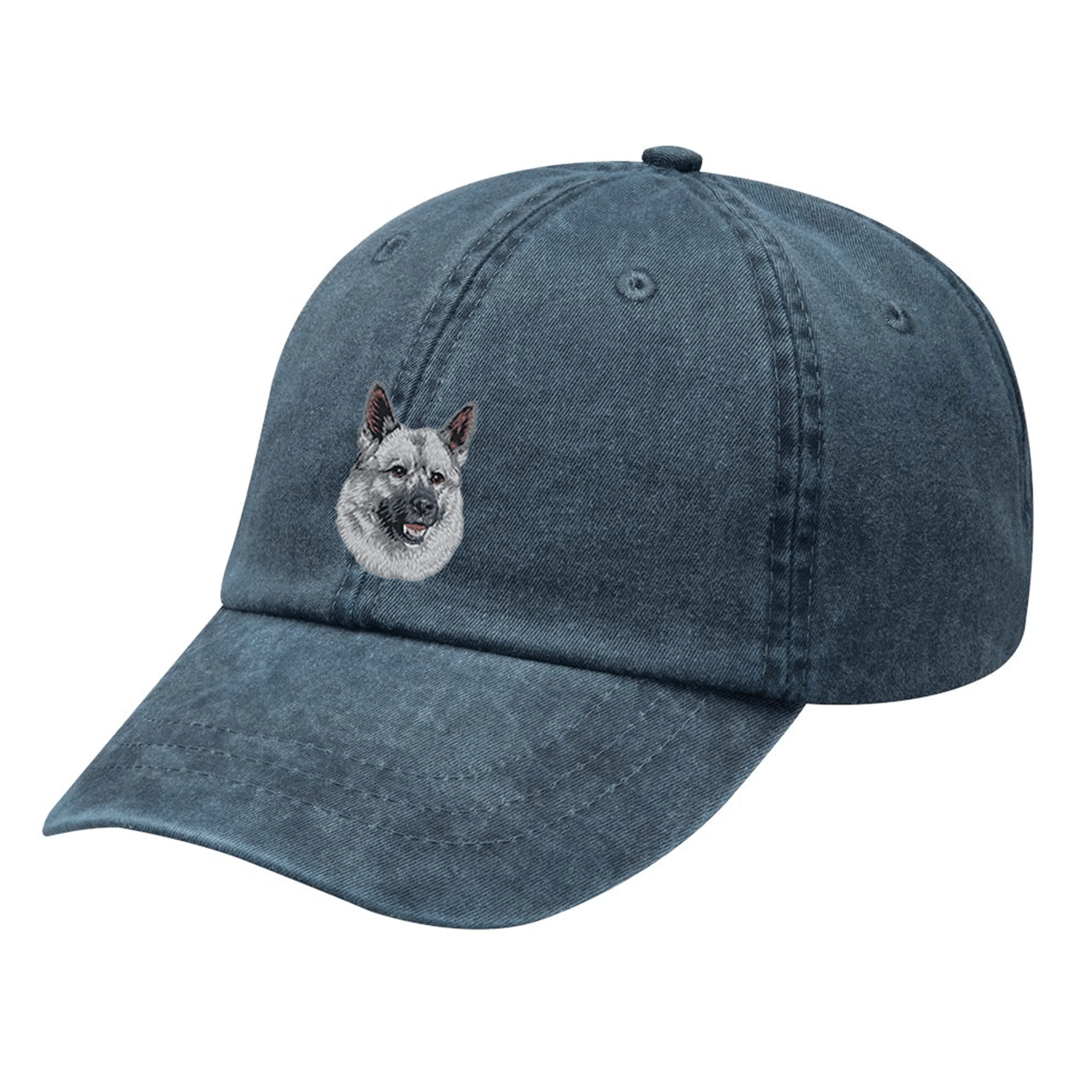 Norwegian Elkhound Embroidered Baseball Cap - Image 5