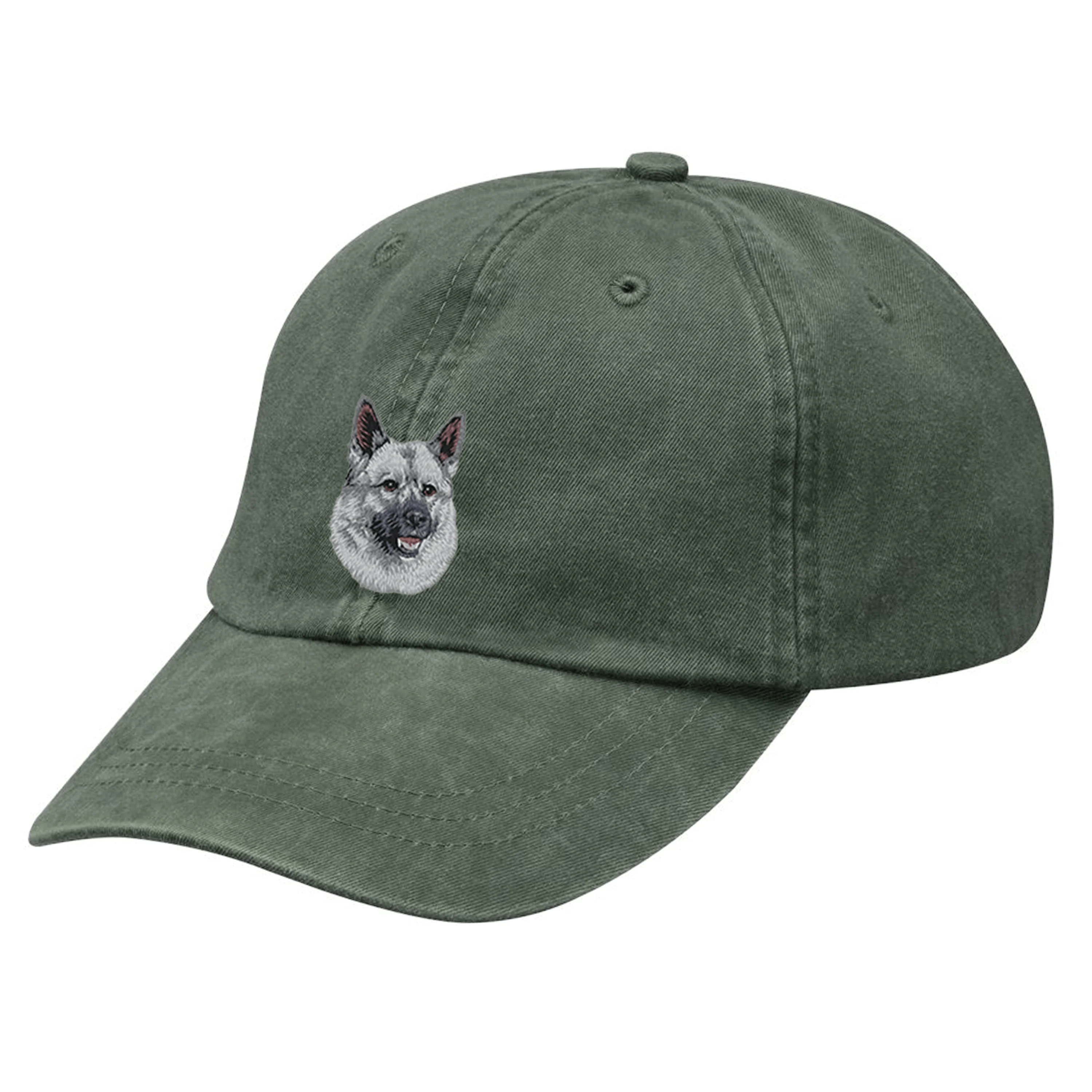 Norwegian Elkhound Embroidered Baseball Cap - Image 7