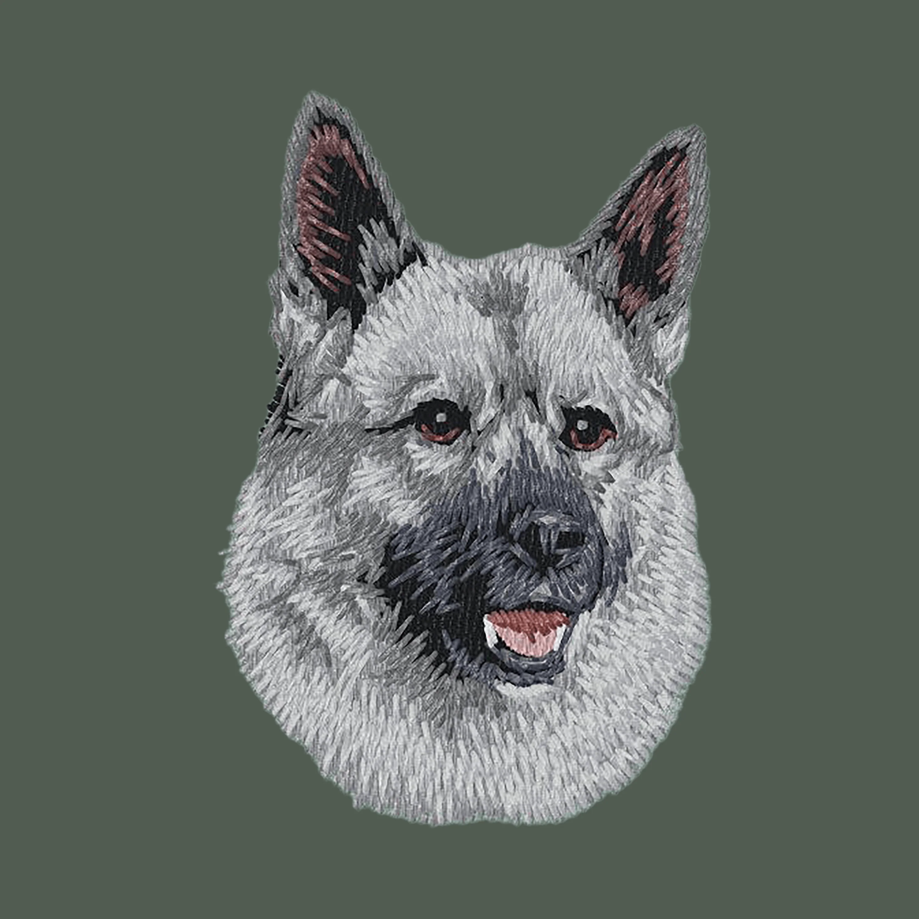 Norwegian Elkhound Embroidered Baseball Cap - Image 8