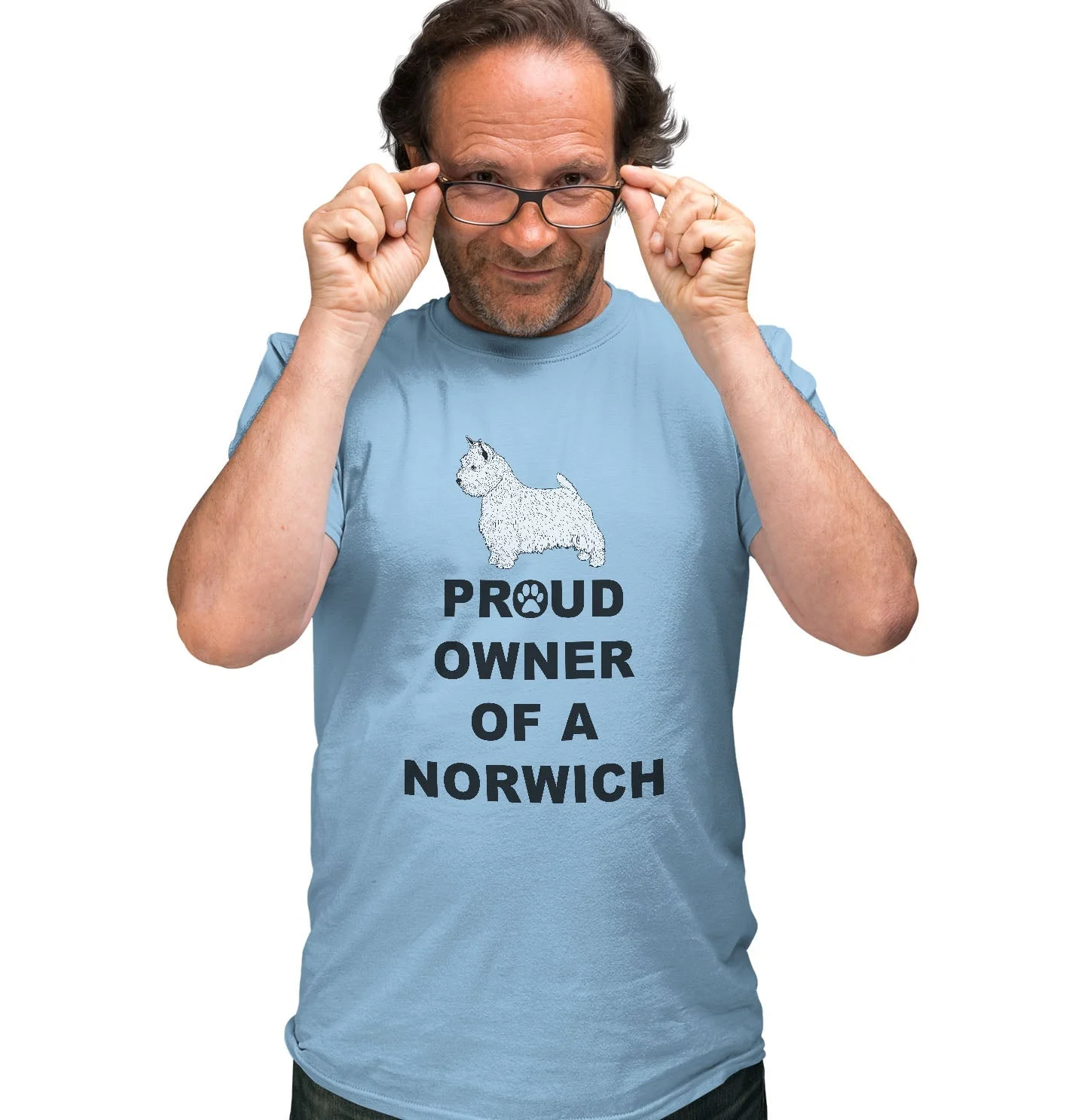 Norwich Terrier Proud Owner - Adult Unisex T-Shirt