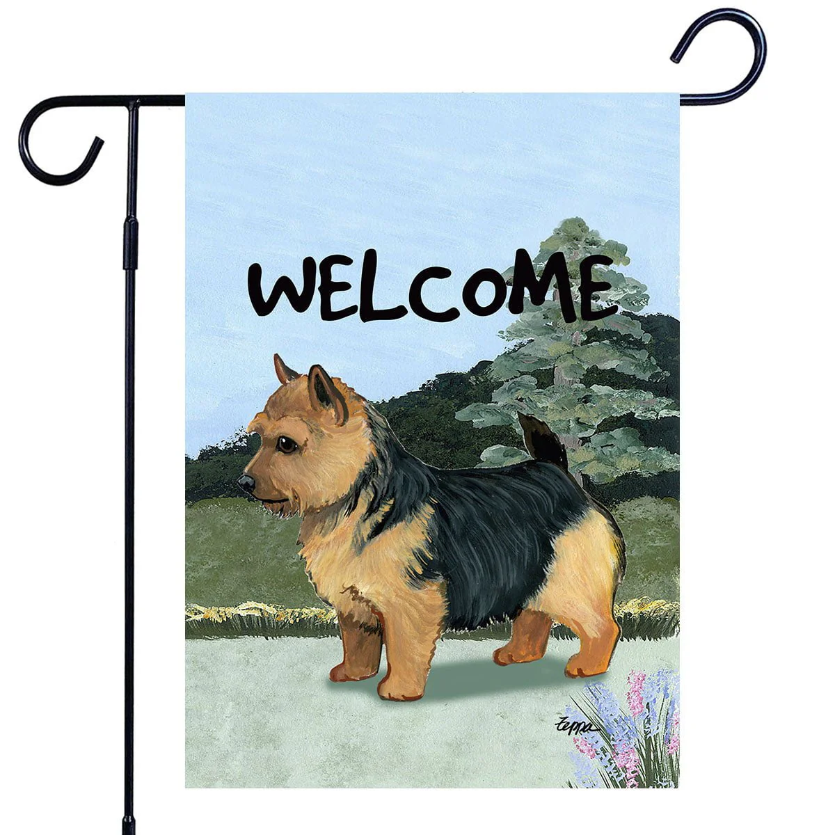 Norwich Terrier Garden Flag - Image 2