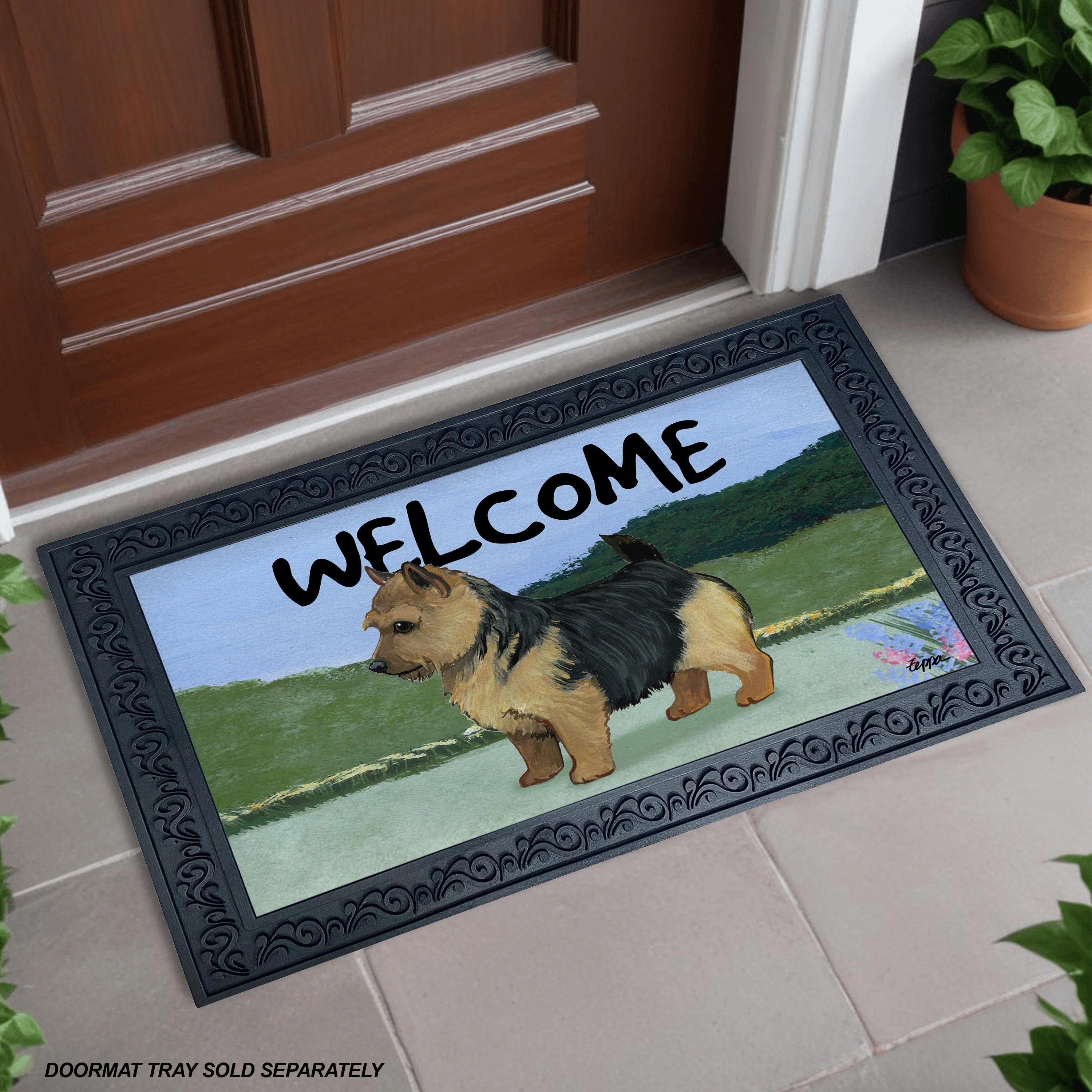 Norwich Terrier Welcome Mat - Image 2