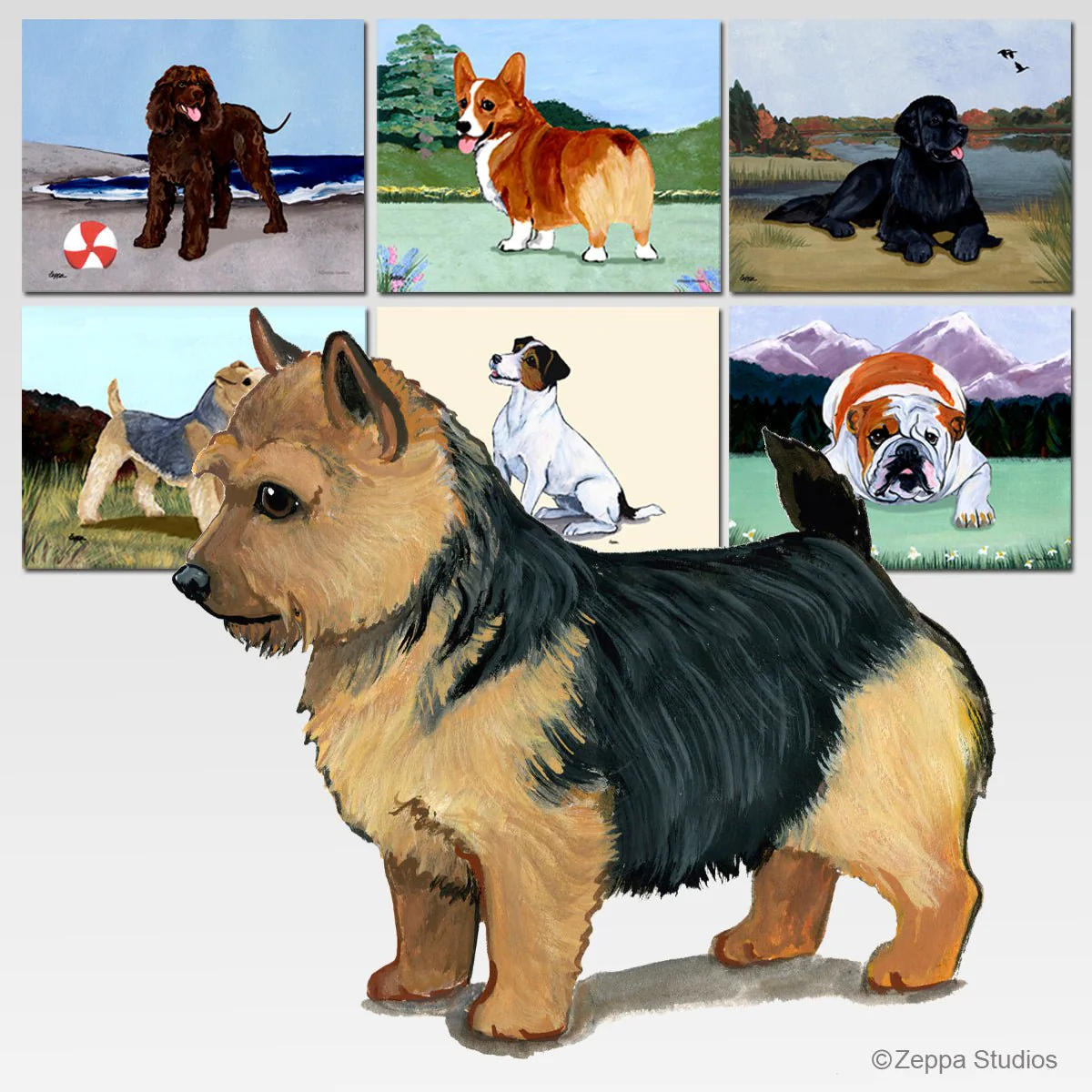 Norwich Terrier Scenic Cutting Board - Image 2